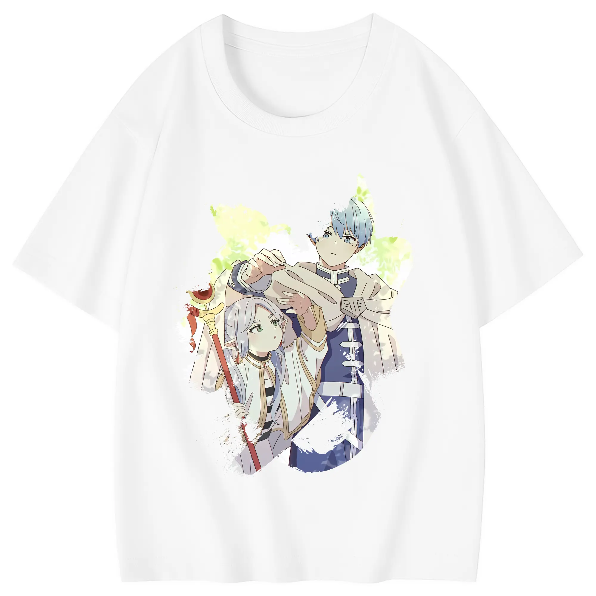 葬送のフリーレン（Frieren） グッズ,ヒンメル（Himmel） - 綿100％ キッズTシャツ ・ フロントプリント ・ 快適 通気性 ・ スポーツ カジュアル 散歩用