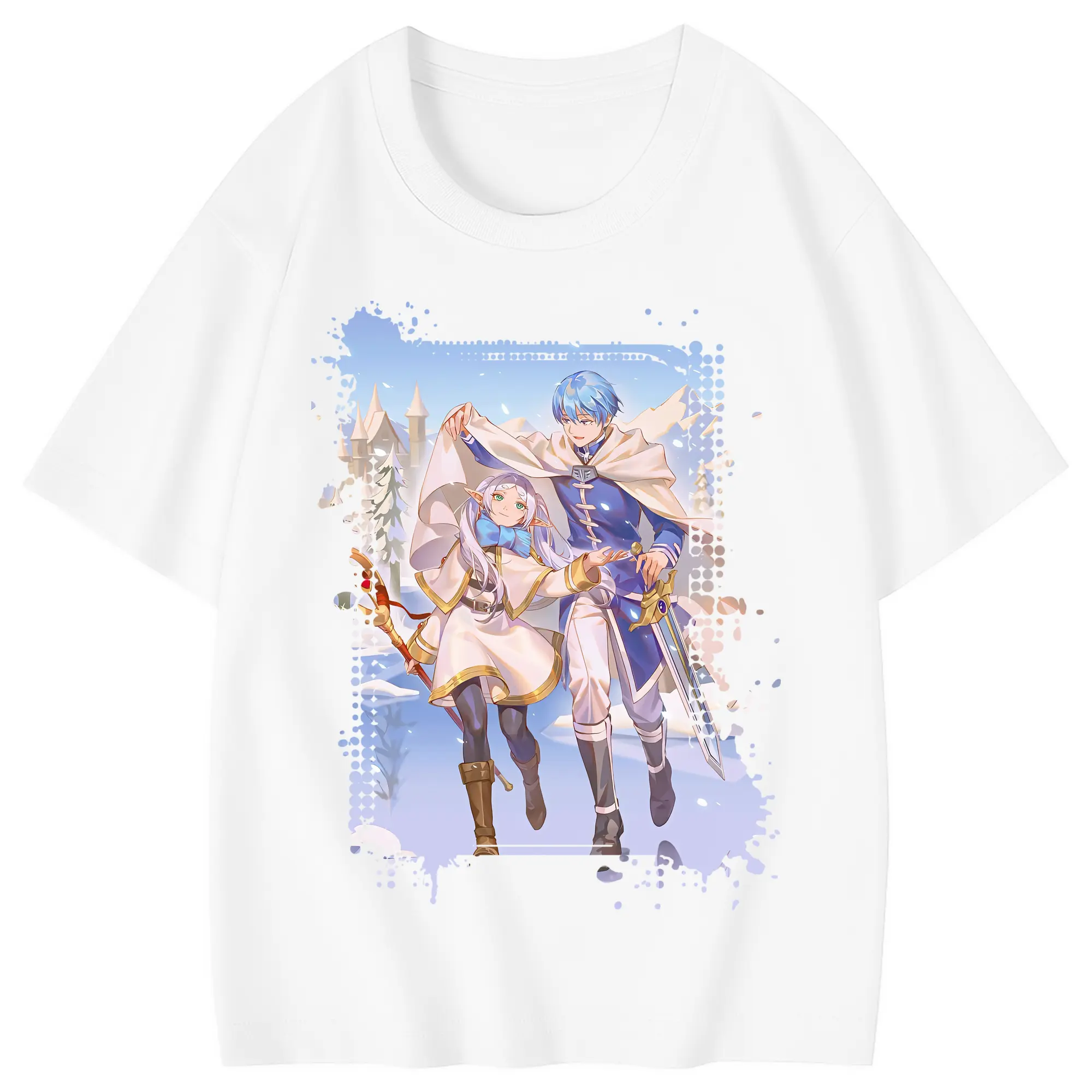 葬送のフリーレン（Frieren） グッズ,ヒンメル（Himmel） - 綿100％ キッズTシャツ ・ フロントプリント ・ 快適 通気性 ・ スポーツ カジュアル 散歩用