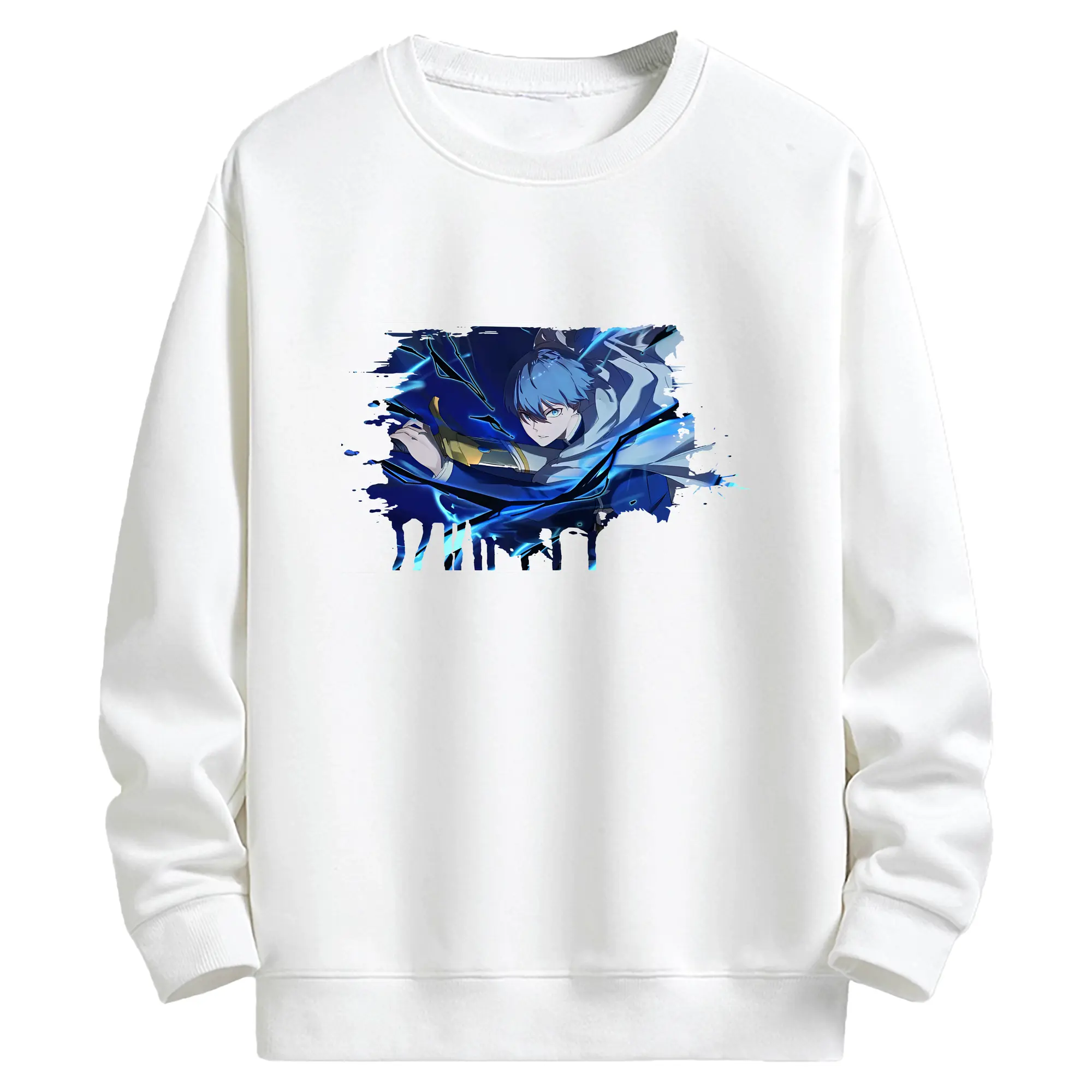 葬送のフリーレン（Frieren） グッズ,ヒンメル（Himmel） - 高品質 クルーネック スウェット ・ コットン59％ ポリエステル41％ ・ ユニセックス 長袖 トレーナー ・ カジュアル デイリー スポーツ 散歩用