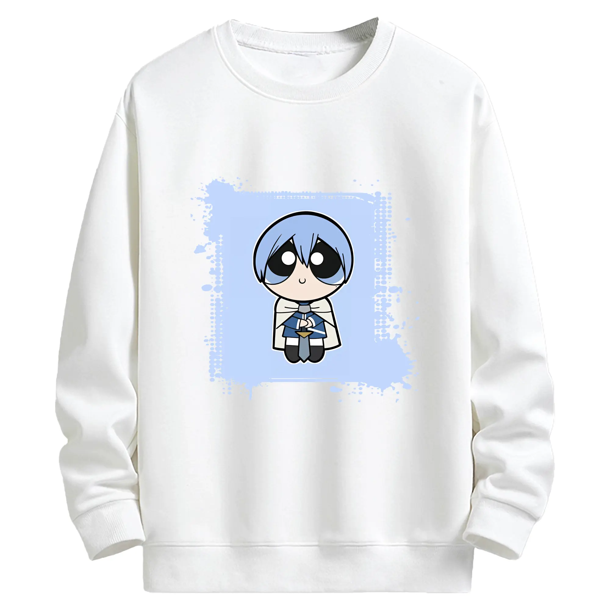 葬送のフリーレン（Frieren） グッズ,ヒンメル（Himmel） - 高品質 クルーネック スウェット ・ コットン59％ ポリエステル41％ ・ ユニセックス 長袖 トレーナー ・ カジュアル デイリー スポーツ 散歩用