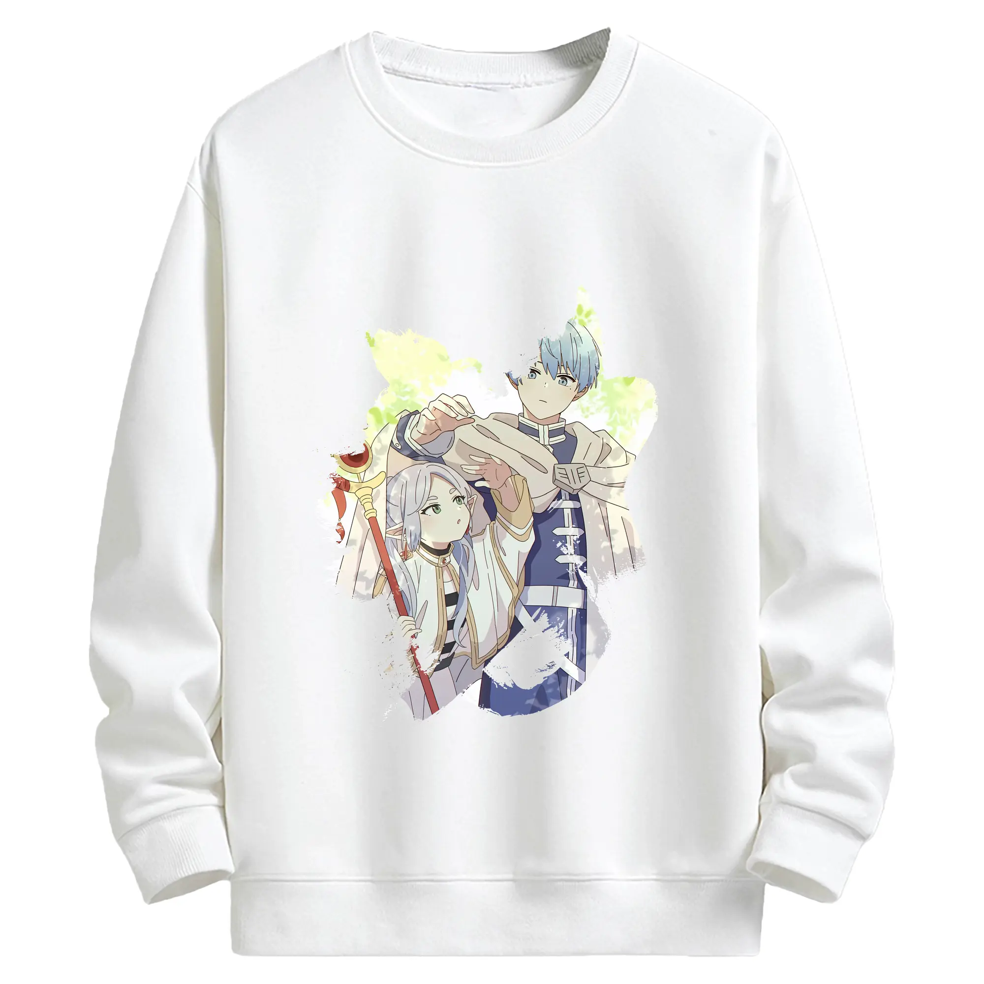 葬送のフリーレン（Frieren） グッズ,ヒンメル（Himmel） - キッズ クルーネックスウェットシャツ ・ フロントプリント ・ 綿80％ ポリエステル20％ ・ 快適 通学 スポーツ 日常使い お散歩用