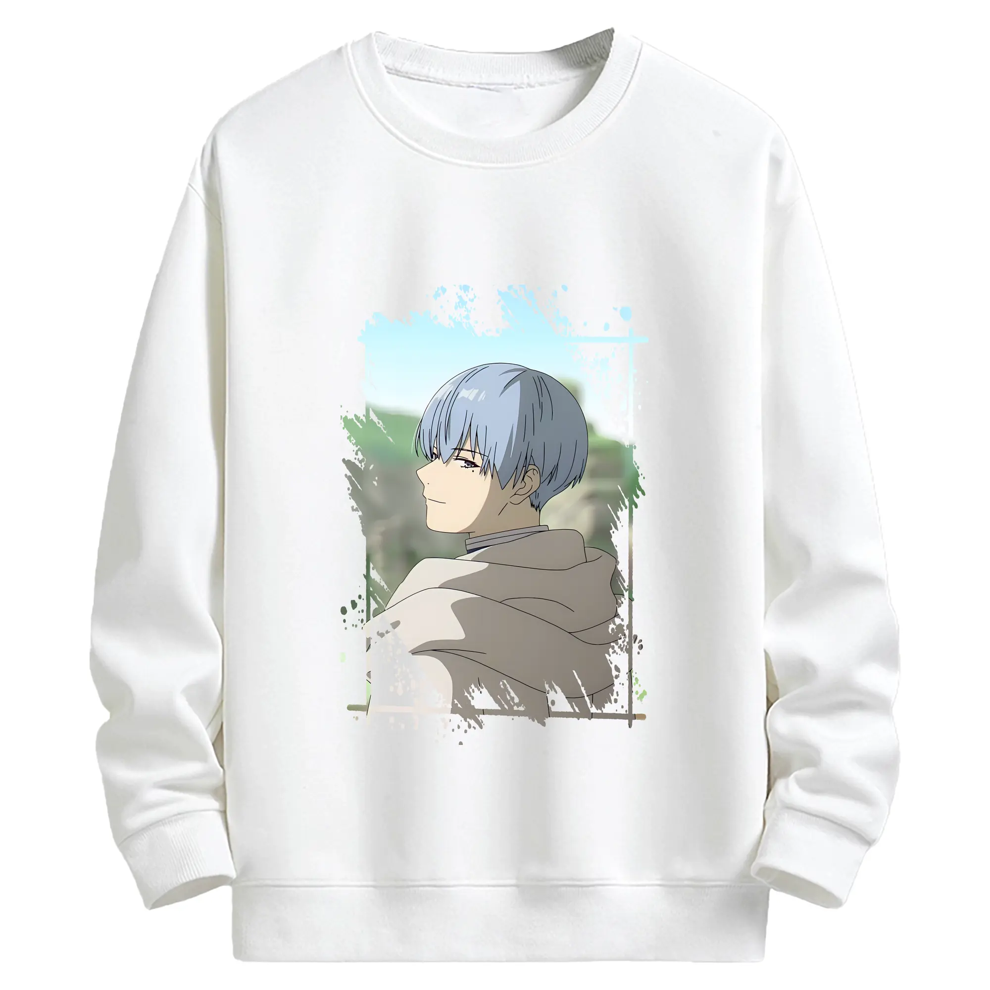 葬送のフリーレン（Frieren） グッズ,ヒンメル（Himmel） - キッズ クルーネックスウェットシャツ ・ フロントプリント ・ 綿80％ ポリエステル20％ ・ 快適 通学 スポーツ 日常使い お散歩用