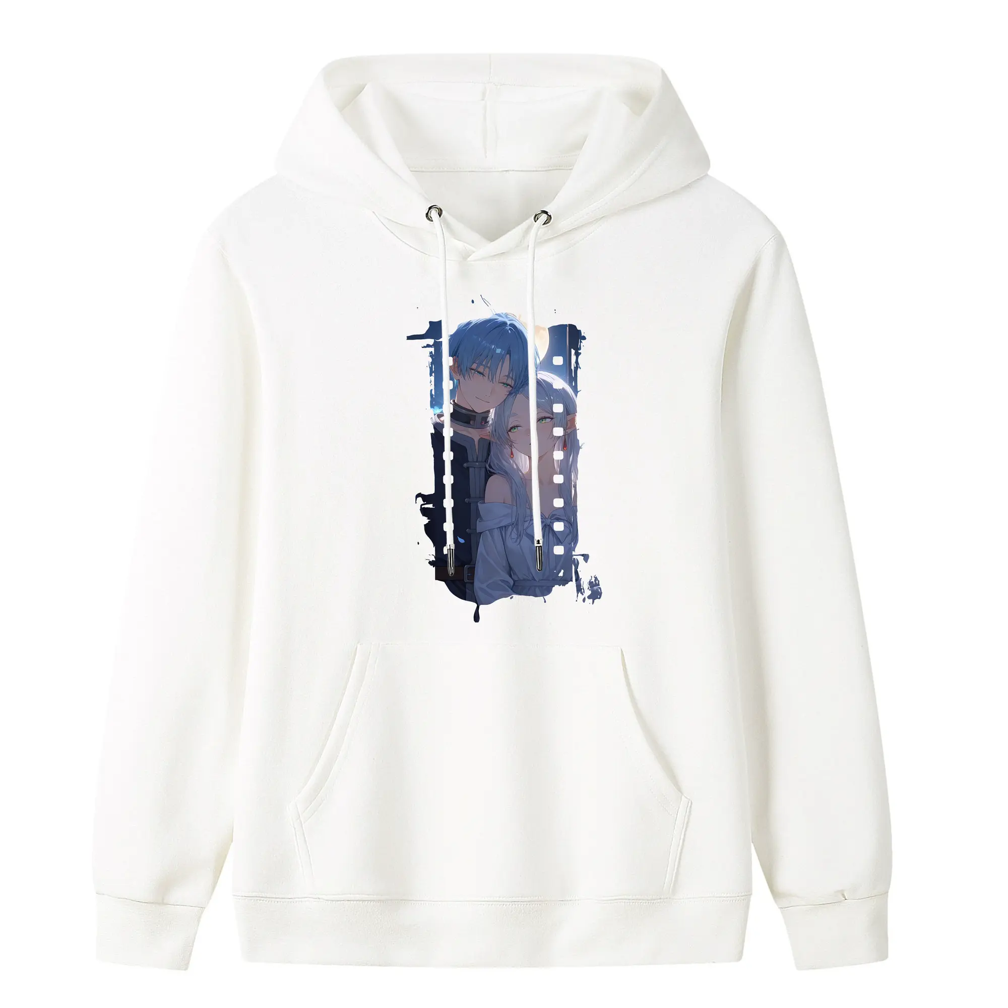 葬送のフリーレン（Frieren） グッズ,ヒンメル（Himmel） - キッズ フード付きパーカー ・ フロントプリント ・ ポリエステル100％ ・ 快適 通学 スポーツ 日常使い お散歩用