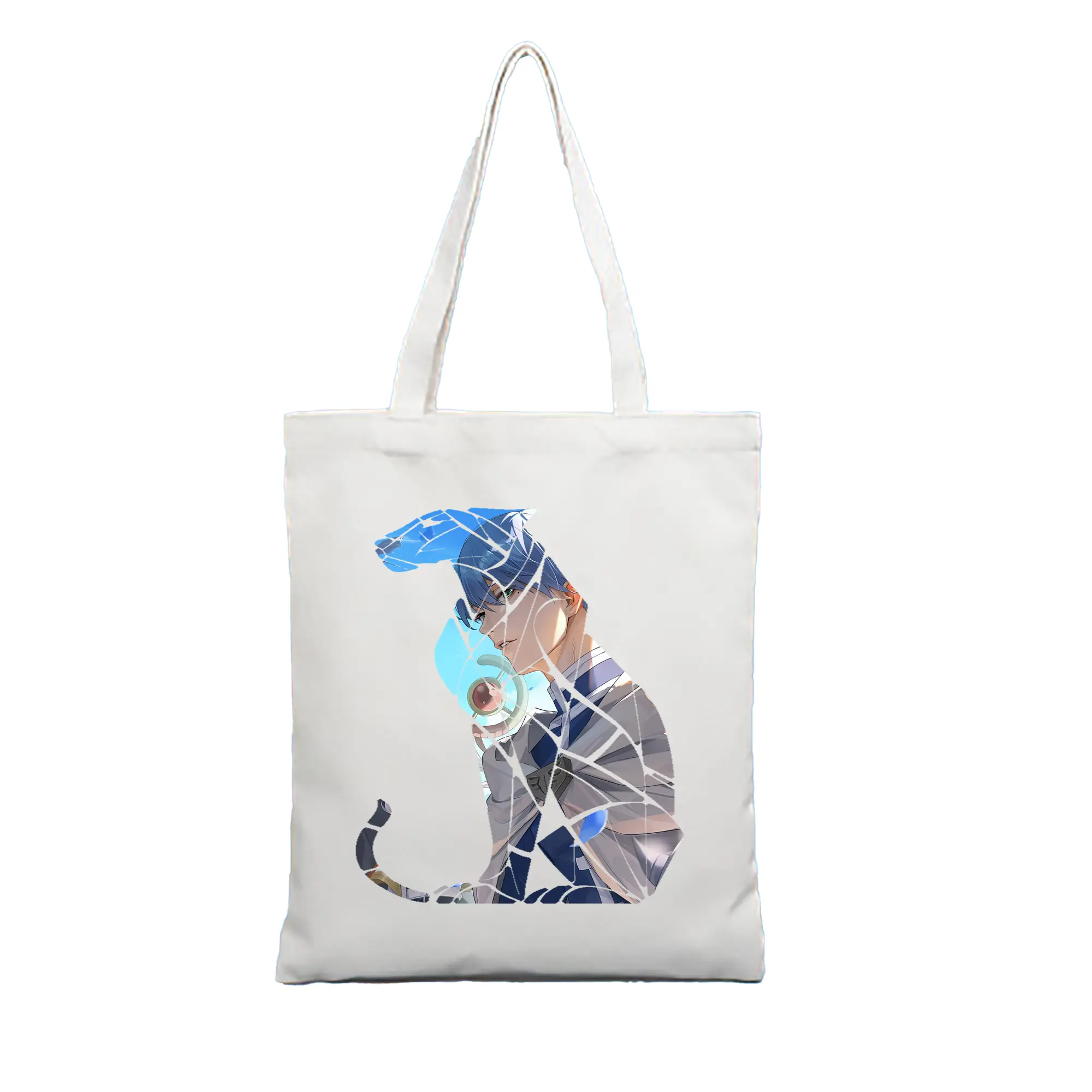 葬送のフリーレン（Frieren） グッズ,ヒンメル（Himmel） - 縦型キャンバス手提げバッグ（トートバッグ） ・ キャンバス素材 ・ ショッピング用 ・ 軽量 丈夫 お手入れ簡単