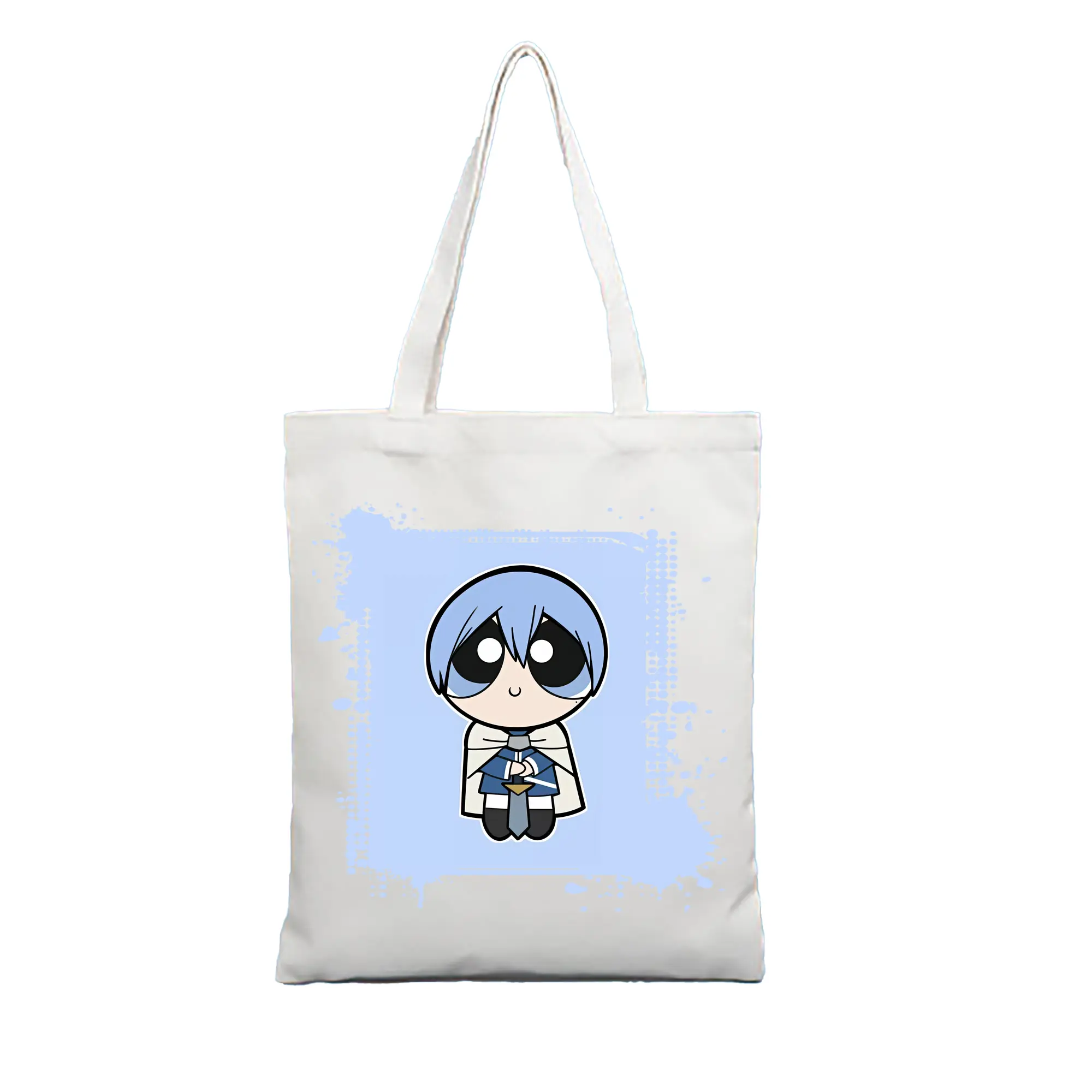 葬送のフリーレン（Frieren） グッズ,ヒンメル（Himmel） - 縦型キャンバス手提げバッグ（トートバッグ） ・ キャンバス素材 ・ ショッピング用 ・ 軽量 丈夫 お手入れ簡単