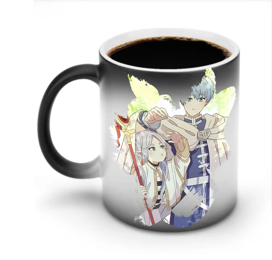 葬送のフリーレン（Frieren） グッズ,ヒンメル（Himmel） - 変色マグカップ ・ セラミック ・ 熱転写プリント ・ 耐久性 高品質 ・ ギフト・自宅用 コーヒー お茶