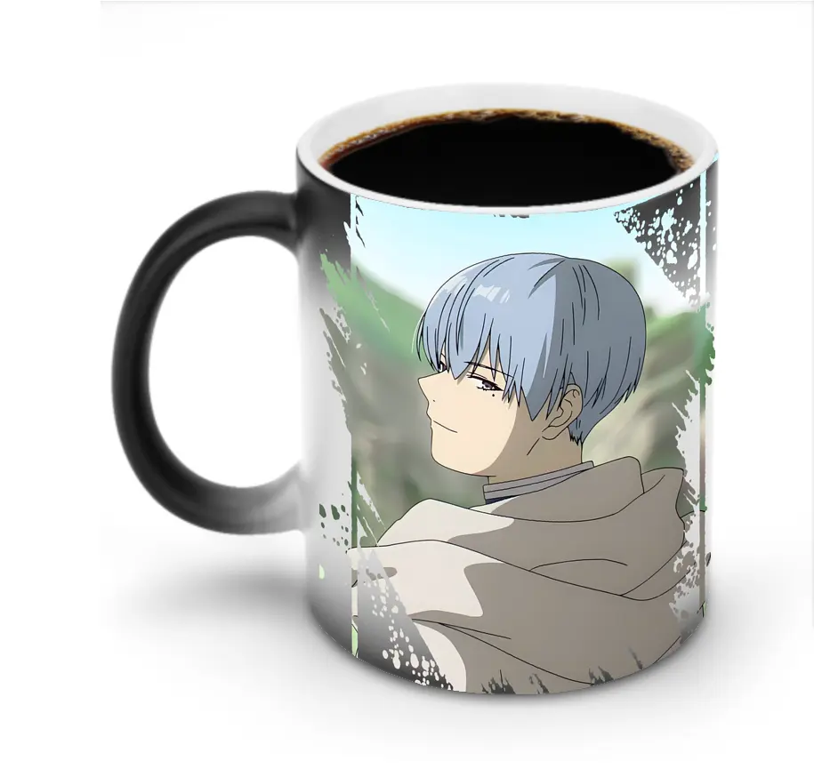 葬送のフリーレン（Frieren） グッズ,ヒンメル（Himmel） - 変色マグカップ ・ セラミック ・ 熱転写プリント ・ 耐久性 高品質 ・ ギフト・自宅用 コーヒー お茶