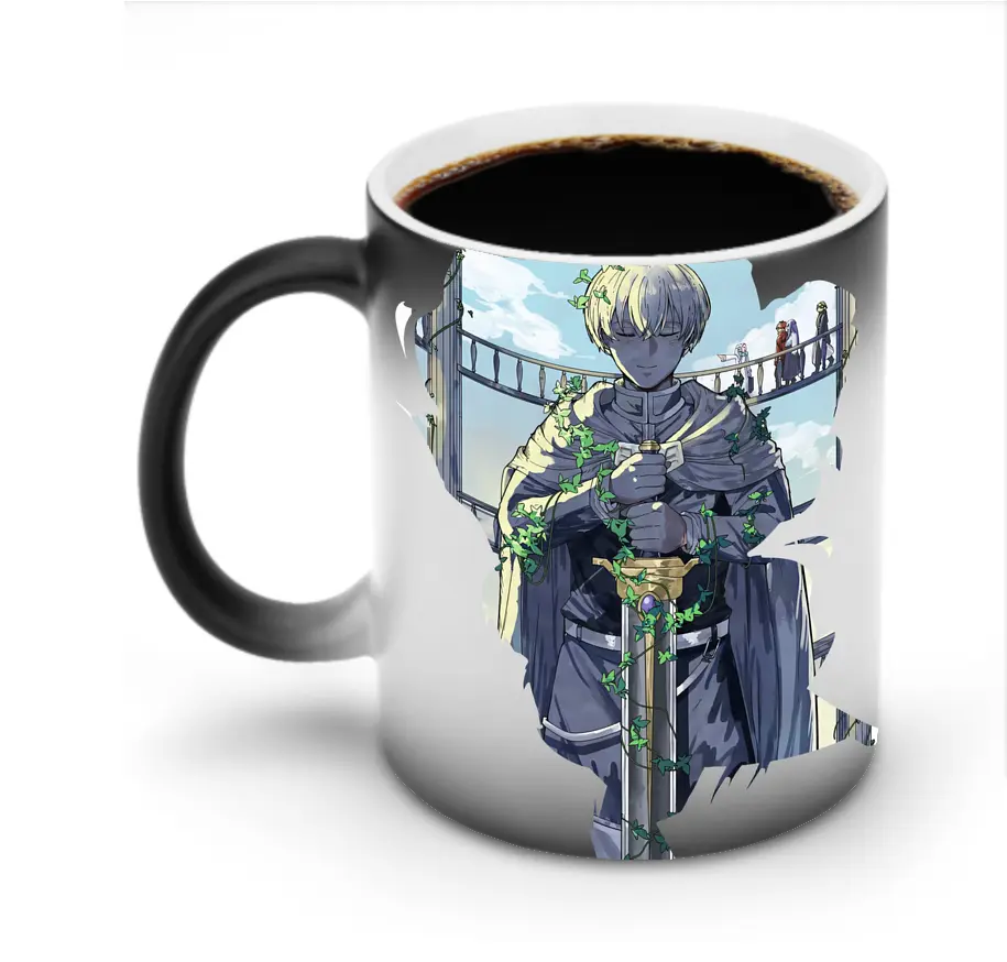 葬送のフリーレン（Frieren） グッズ,ヒンメル（Himmel） - 変色マグカップ ・ セラミック ・ 熱転写プリント ・ 耐久性 高品質 ・ ギフト・自宅用 コーヒー お茶