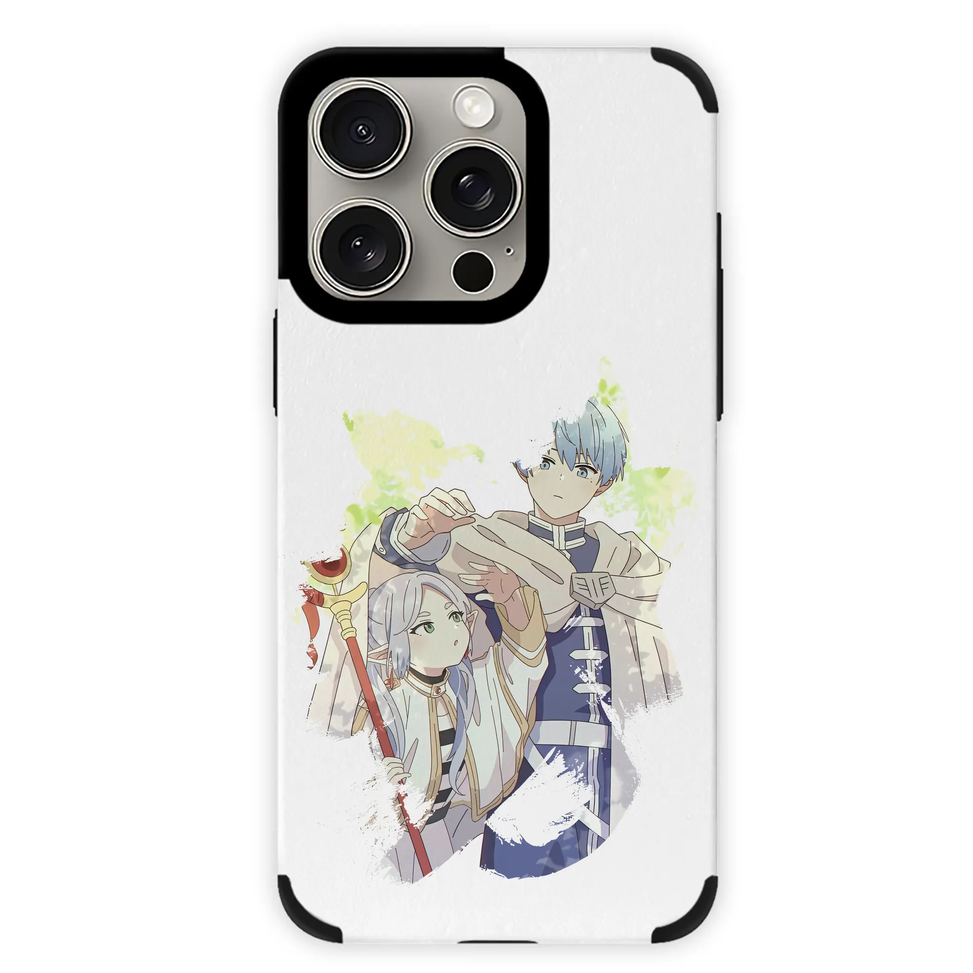 葬送のフリーレン（Frieren） グッズ,ヒンメル（Himmel） - IPhone15ProMax対応 ・ PUレザースマホケース ・ 耐衝撃 ・ 黄変防止 ・ 360度全面保護 ・ 柔らか手触り ・ 3D立体ボタン