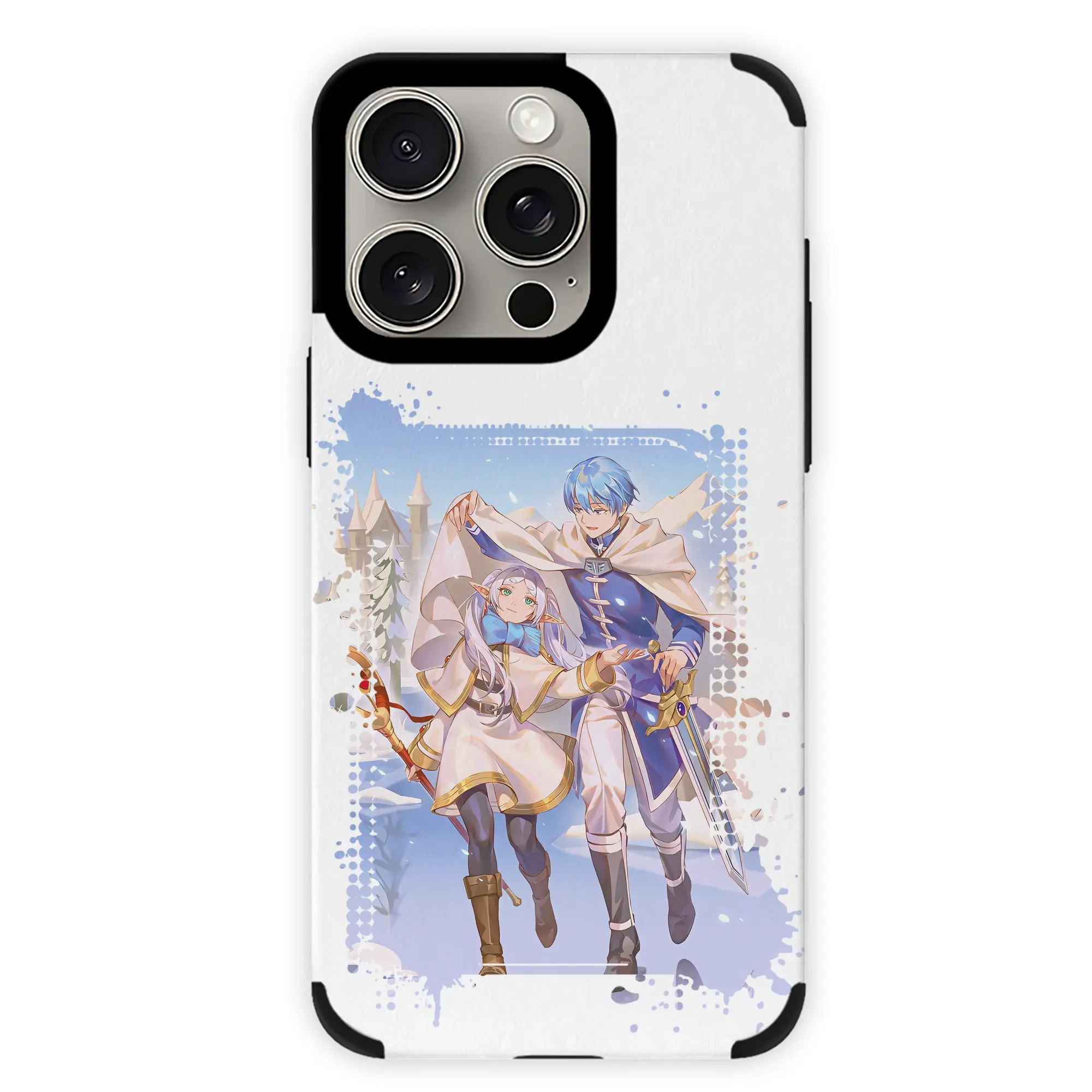 葬送のフリーレン（Frieren） グッズ,ヒンメル（Himmel） - IPhone15ProMax対応 ・ PUレザースマホケース ・ 耐衝撃 ・ 黄変防止 ・ 360度全面保護 ・ 柔らか手触り ・ 3D立体ボタン