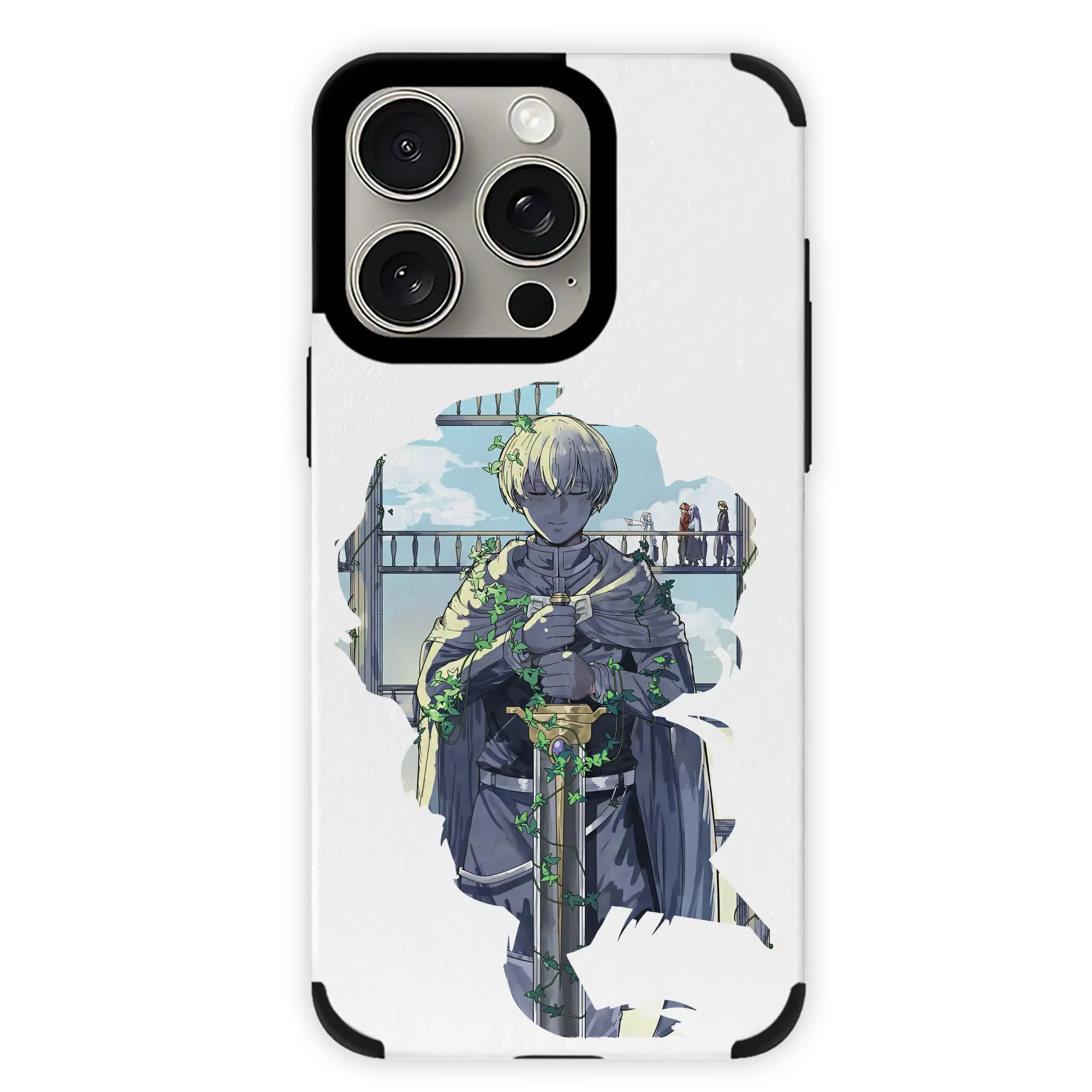 葬送のフリーレン（Frieren） グッズ,ヒンメル（Himmel） - IPhone15ProMax対応 ・ PUレザースマホケース ・ 耐衝撃 ・ 黄変防止 ・ 360度全面保護 ・ 柔らか手触り ・ 3D立体ボタン