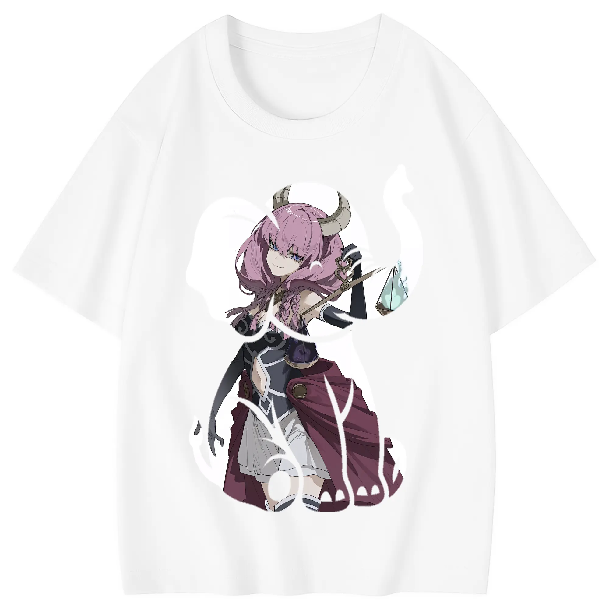 葬送のフリーレン（Frieren） グッズ,アウラ（Aura） - 綿100％ キッズTシャツ ・ フロントプリント ・ 快適 通気性 ・ スポーツ カジュアル 散歩用