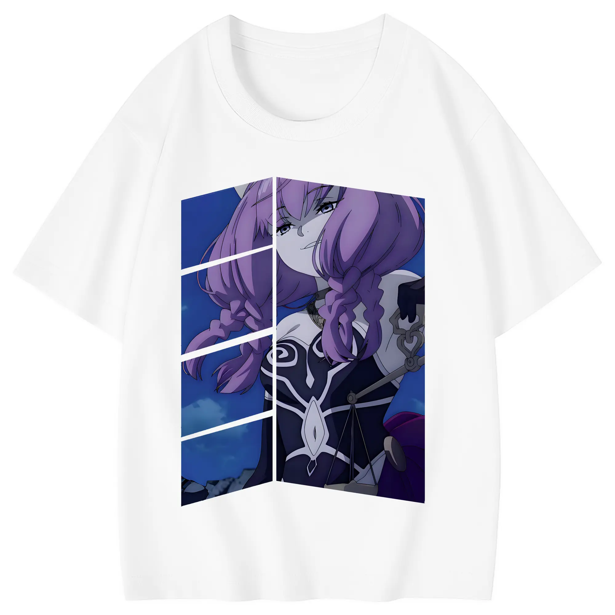葬送のフリーレン（Frieren） グッズ,アウラ（Aura） - 綿100％ キッズTシャツ ・ フロントプリント ・ 快適 通気性 ・ スポーツ カジュアル 散歩用