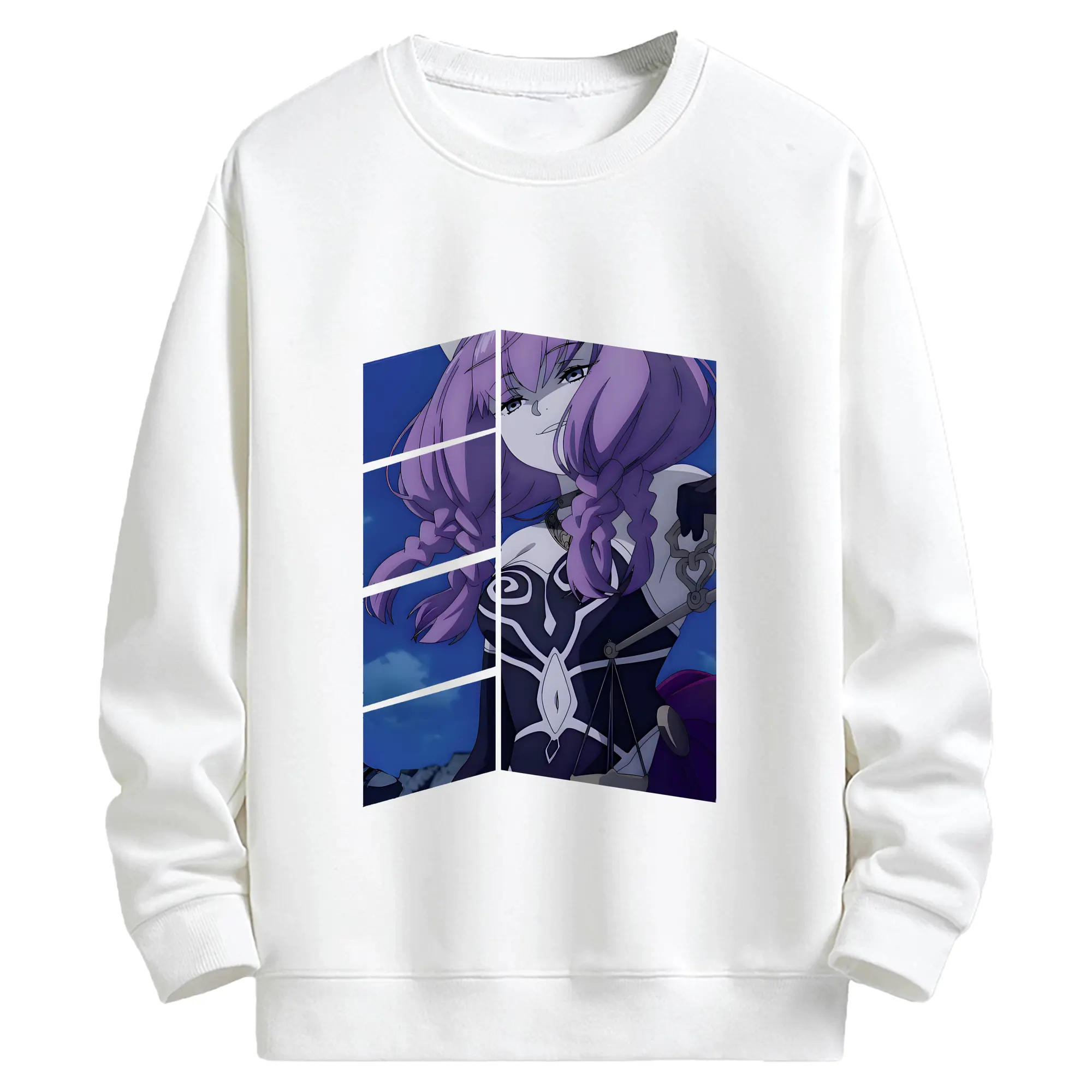 葬送のフリーレン（Frieren） グッズ,アウラ（Aura） - キッズ クルーネックスウェットシャツ ・ フロントプリント ・ 綿80％ ポリエステル20％ ・ 快適 通学 スポーツ 日常使い お散歩用
