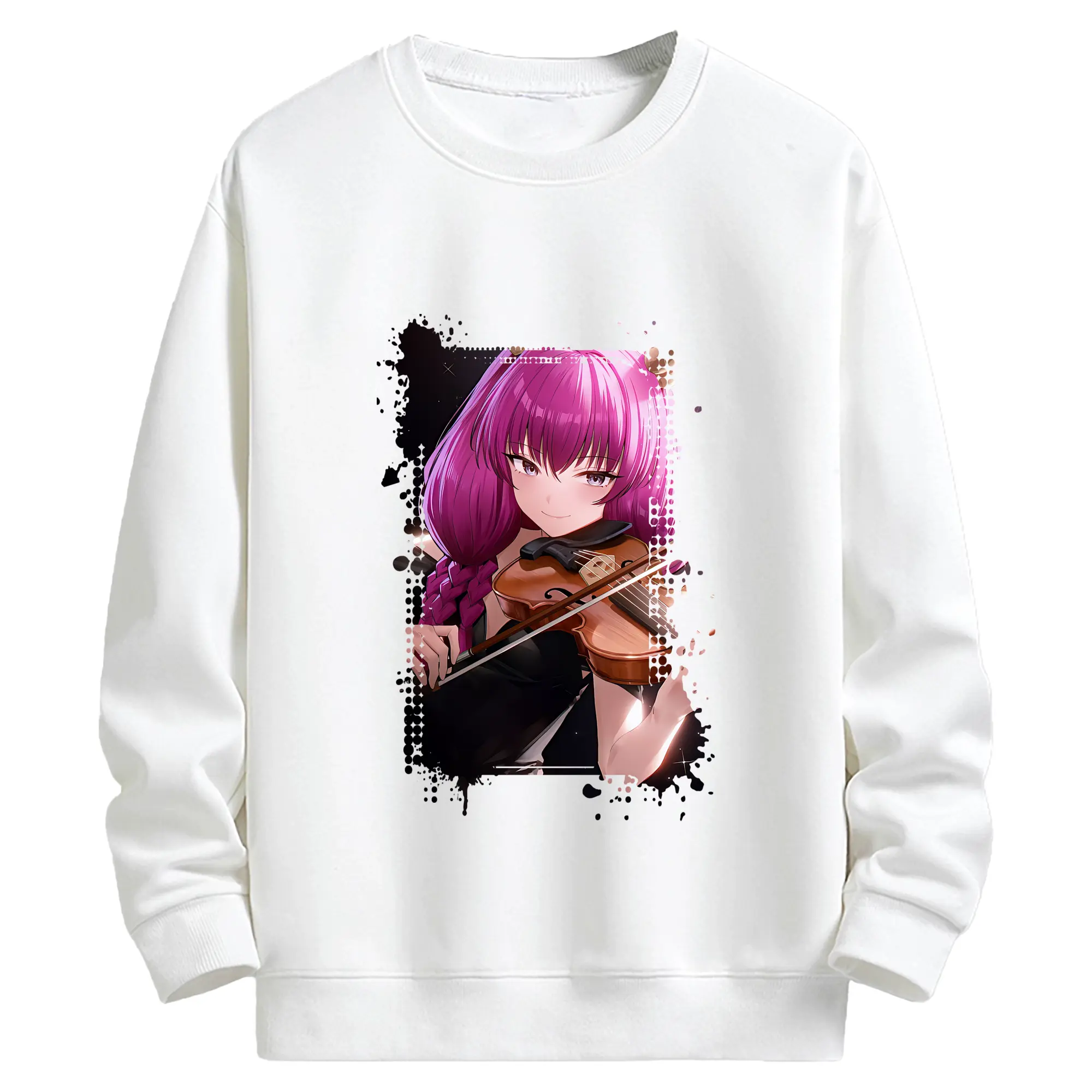 葬送のフリーレン（Frieren） グッズ,アウラ（Aura） - キッズ クルーネックスウェットシャツ ・ フロントプリント ・ 綿80％ ポリエステル20％ ・ 快適 通学 スポーツ 日常使い お散歩用