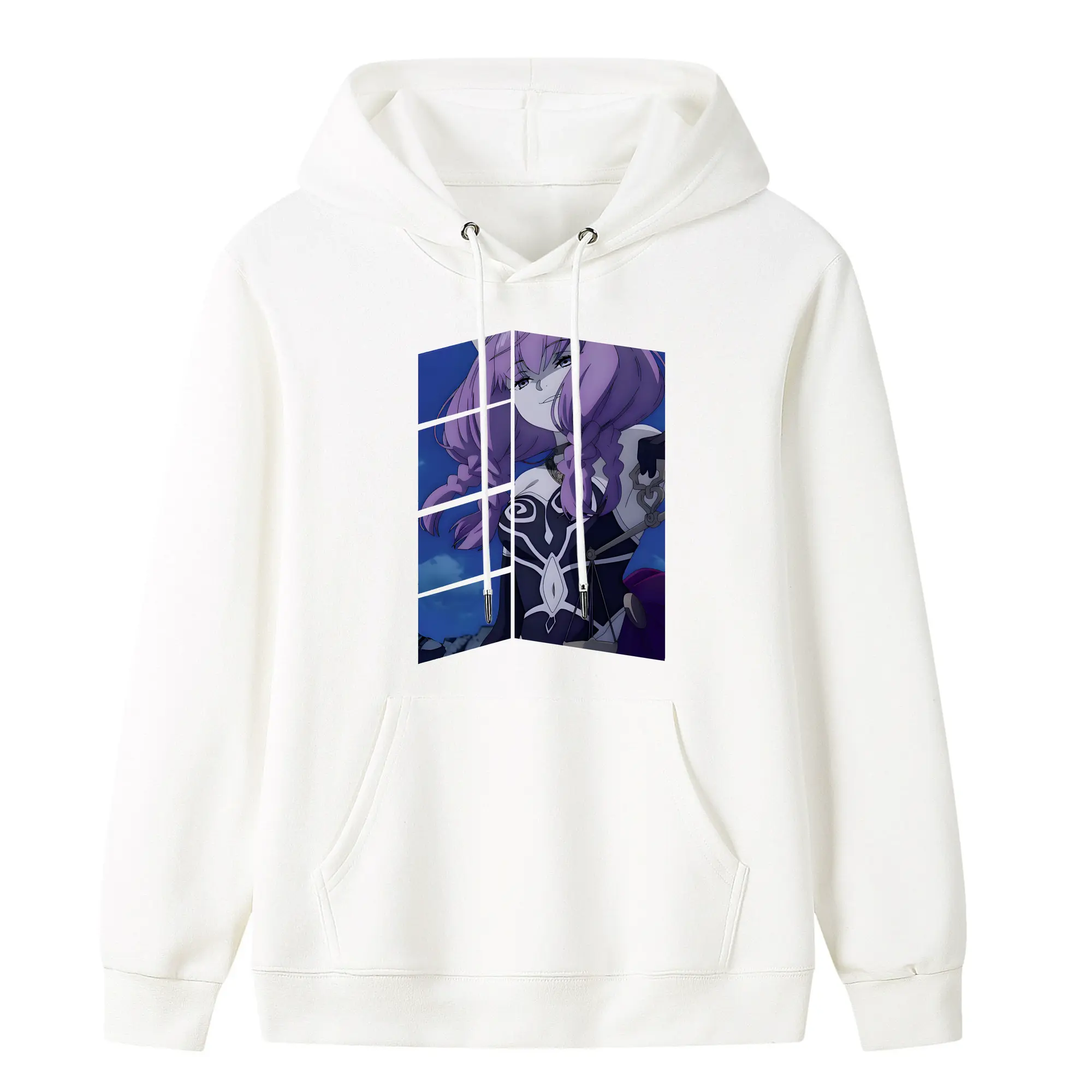 葬送のフリーレン（Frieren） グッズ,アウラ（Aura） - キッズ フード付きパーカー ・ フロントプリント ・ ポリエステル100％ ・ 快適 通学 スポーツ 日常使い お散歩用