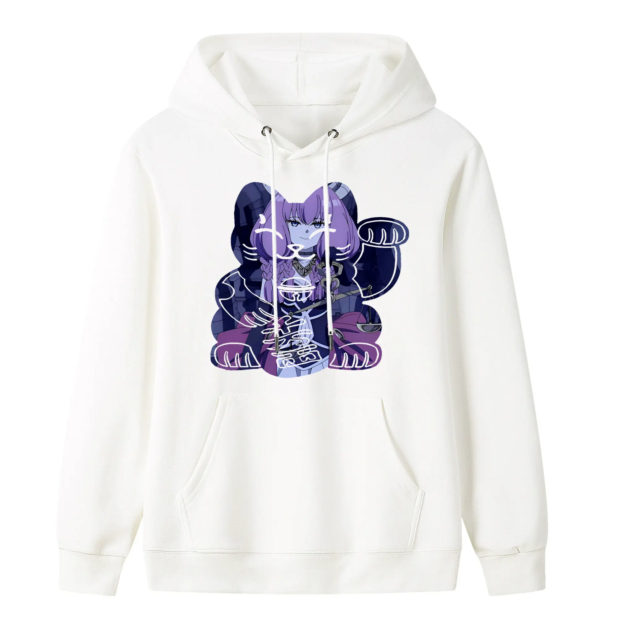 葬送のフリーレン（Frieren） グッズ,アウラ（Aura） - キッズ フード付きパーカー ・ フロントプリント ・ ポリエステル100％ ・ 快適 通学 スポーツ 日常使い お散歩用