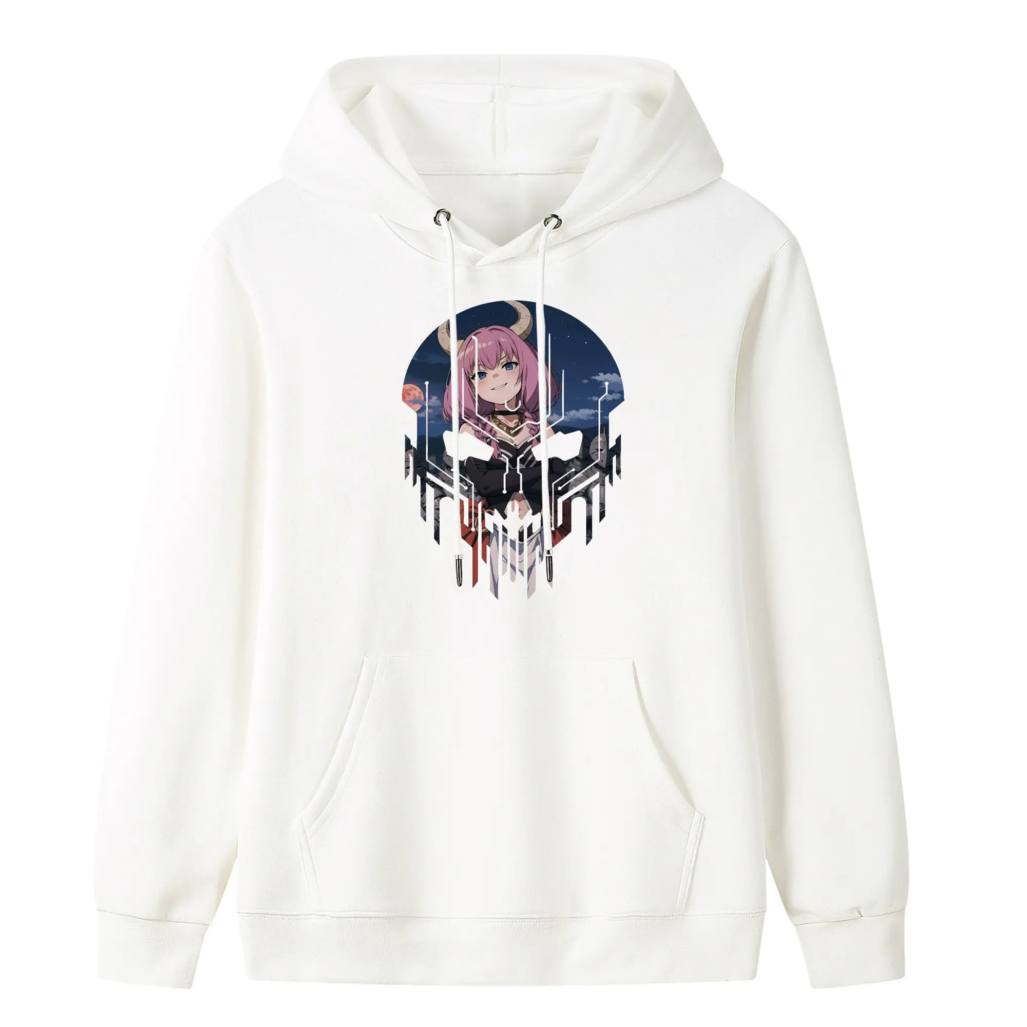 葬送のフリーレン（Frieren） グッズ,アウラ（Aura） - キッズ フード付きパーカー ・ フロントプリント ・ ポリエステル100％ ・ 快適 通学 スポーツ 日常使い お散歩用