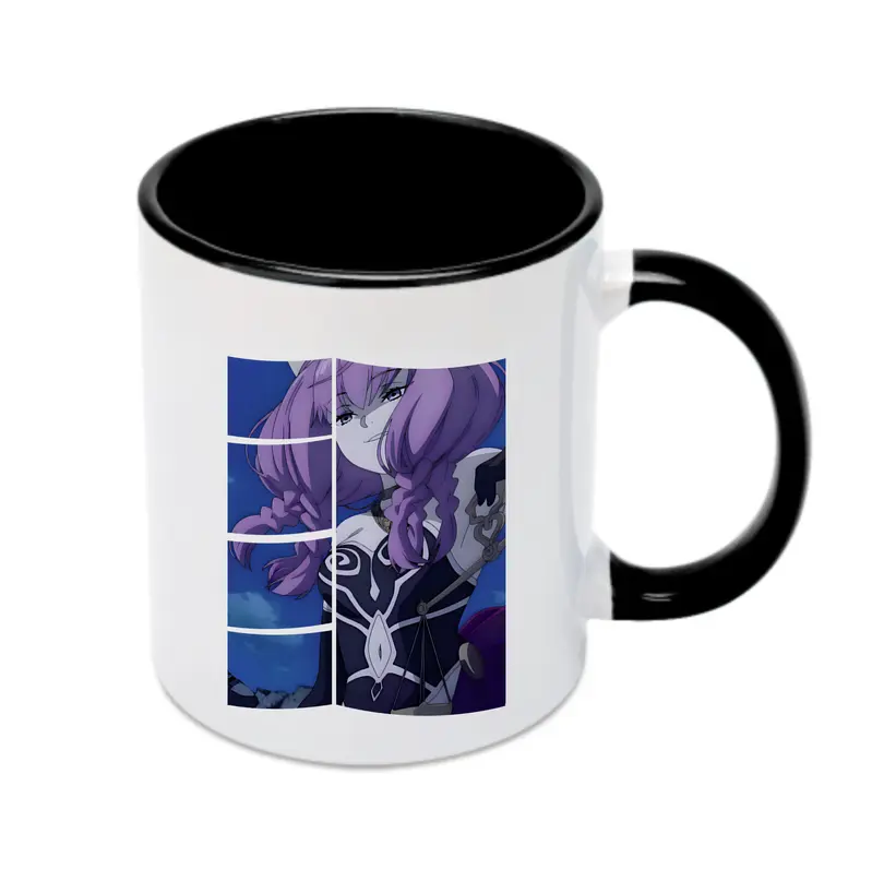 葬送のフリーレン（Frieren） グッズ,アウラ（Aura） - カラフルマグカップ ・ 陶器 ・ 熱転写プリント ・ 鮮やかデザイン ・ 耐久性 高品質 ・ コーヒー お茶 ギフト用