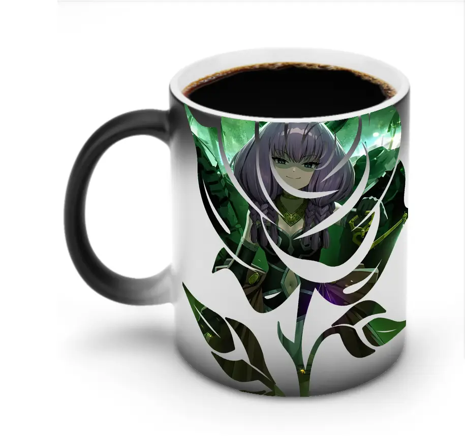葬送のフリーレン（Frieren） グッズ,アウラ（Aura） - 変色マグカップ ・ セラミック ・ 熱転写プリント ・ 耐久性 高品質 ・ ギフト・自宅用 コーヒー お茶