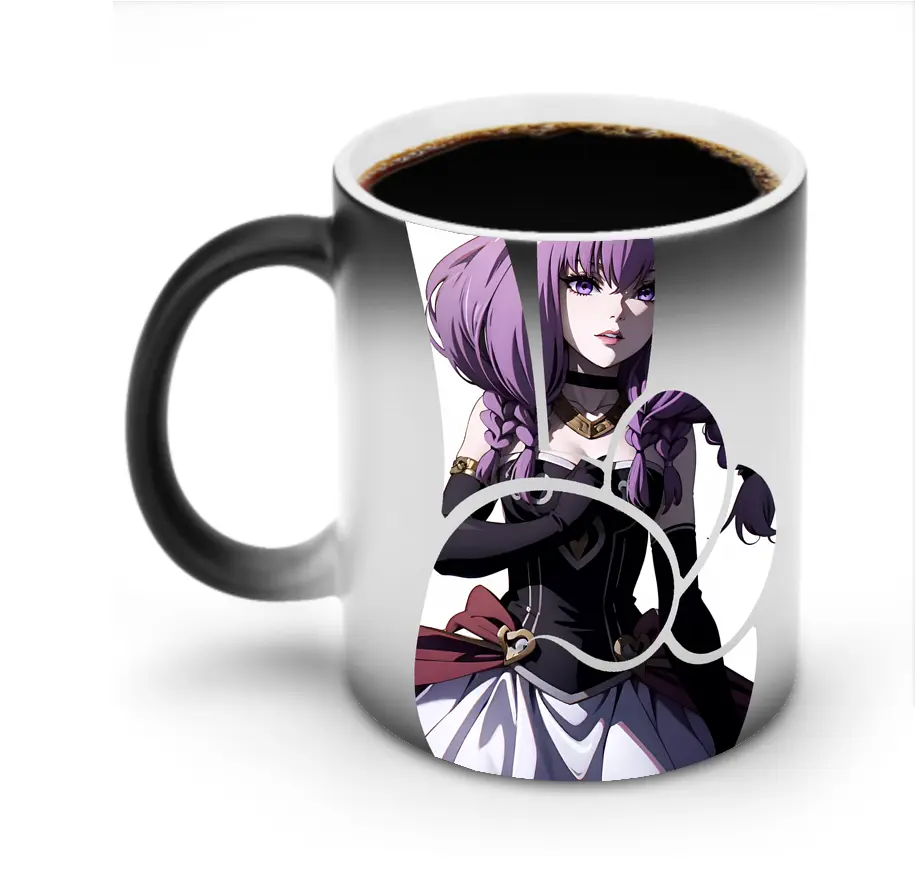 葬送のフリーレン（Frieren） グッズ,アウラ（Aura） - 変色マグカップ ・ セラミック ・ 熱転写プリント ・ 耐久性 高品質 ・ ギフト・自宅用 コーヒー お茶