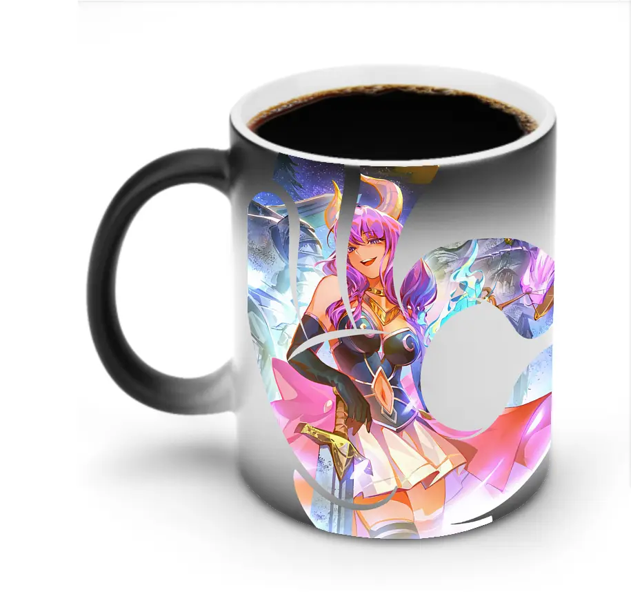 葬送のフリーレン（Frieren） グッズ,アウラ（Aura） - 変色マグカップ ・ セラミック ・ 熱転写プリント ・ 耐久性 高品質 ・ ギフト・自宅用 コーヒー お茶