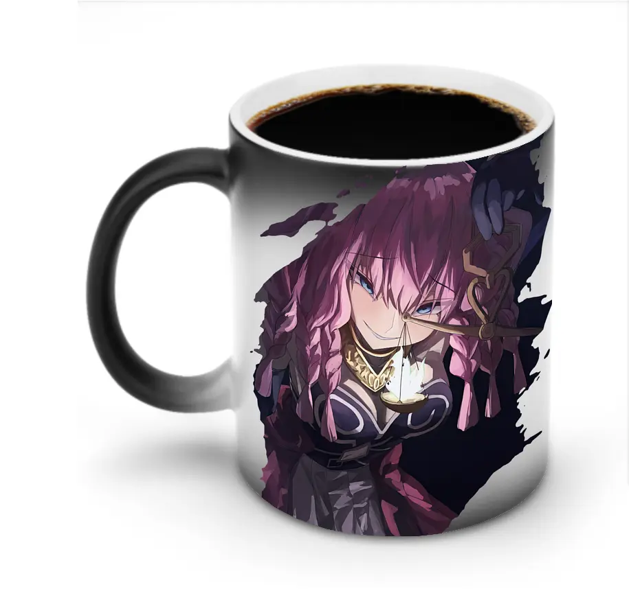 葬送のフリーレン（Frieren） グッズ,アウラ（Aura） - 変色マグカップ ・ セラミック ・ 熱転写プリント ・ 耐久性 高品質 ・ ギフト・自宅用 コーヒー お茶