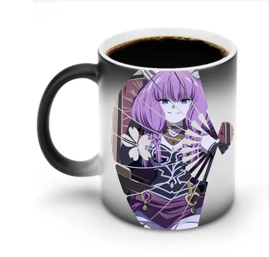 葬送のフリーレン（Frieren） グッズ,アウラ（Aura） - 変色マグカップ ・ セラミック ・ 熱転写プリント ・ 耐久性 高品質 ・ ギフト・自宅用 コーヒー お茶
