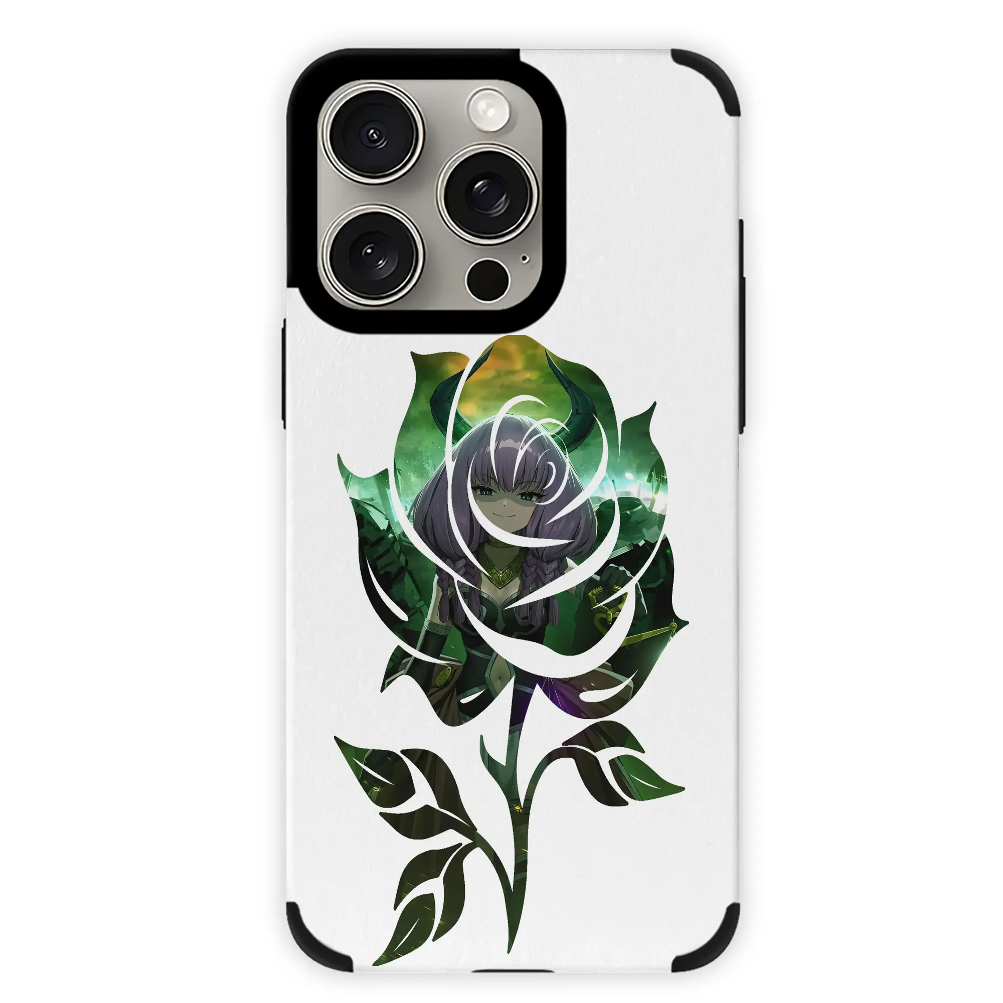 葬送のフリーレン（Frieren） グッズ,アウラ（Aura） - IPhone15ProMax対応 ・ PUレザースマホケース ・ 耐衝撃 ・ 黄変防止 ・ 360度全面保護 ・ 柔らか手触り ・ 3D立体ボタン