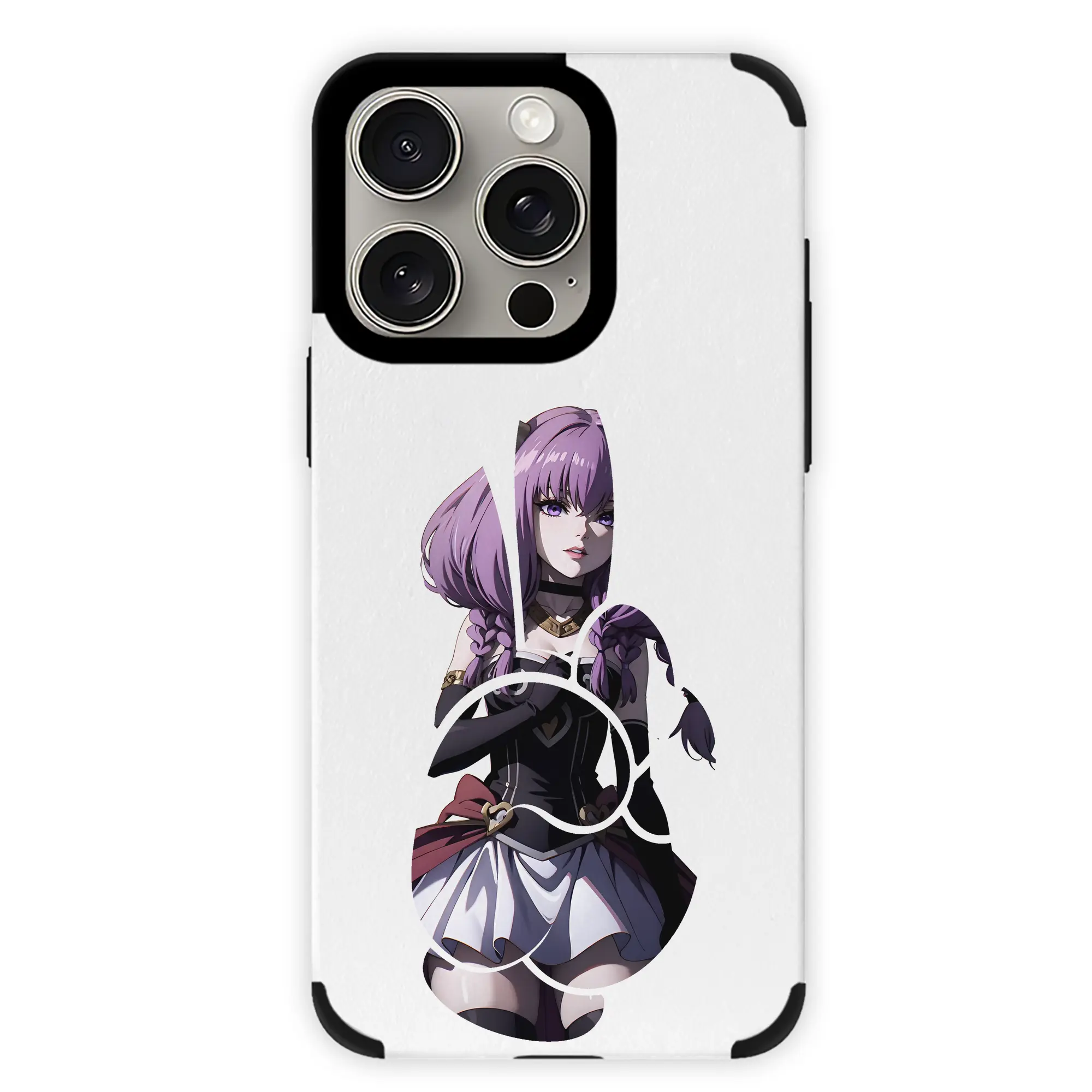 葬送のフリーレン（Frieren） グッズ,アウラ（Aura） - IPhone15ProMax対応 ・ PUレザースマホケース ・ 耐衝撃 ・ 黄変防止 ・ 360度全面保護 ・ 柔らか手触り ・ 3D立体ボタン