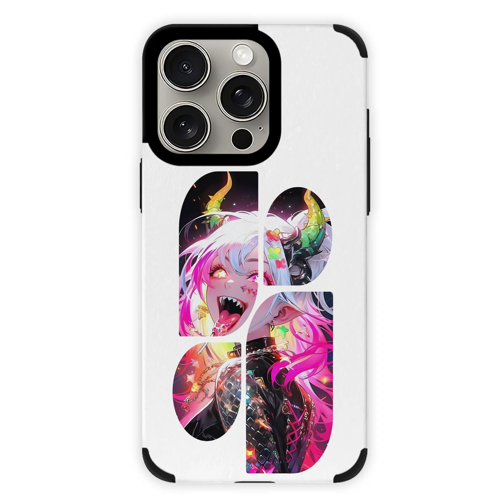 葬送のフリーレン（Frieren） グッズ,アウラ（Aura） - IPhone15ProMax対応 ・ PUレザースマホケース ・ 耐衝撃 ・ 黄変防止 ・ 360度全面保護 ・ 柔らか手触り ・ 3D立体ボタン