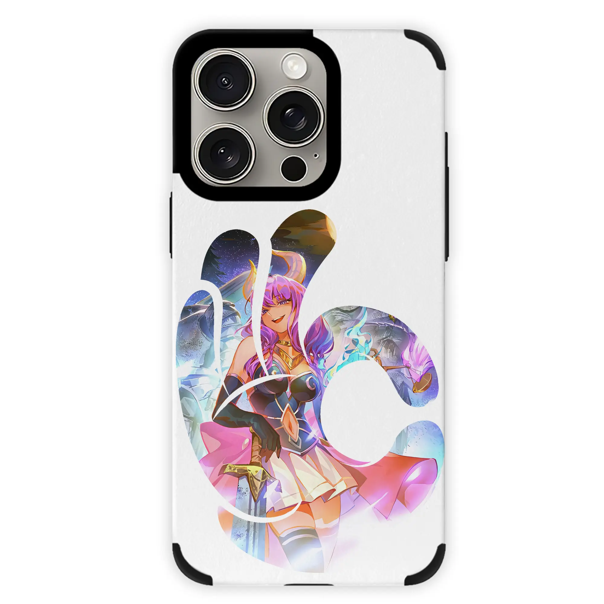 葬送のフリーレン（Frieren） グッズ,アウラ（Aura） - IPhone15ProMax対応 ・ PUレザースマホケース ・ 耐衝撃 ・ 黄変防止 ・ 360度全面保護 ・ 柔らか手触り ・ 3D立体ボタン