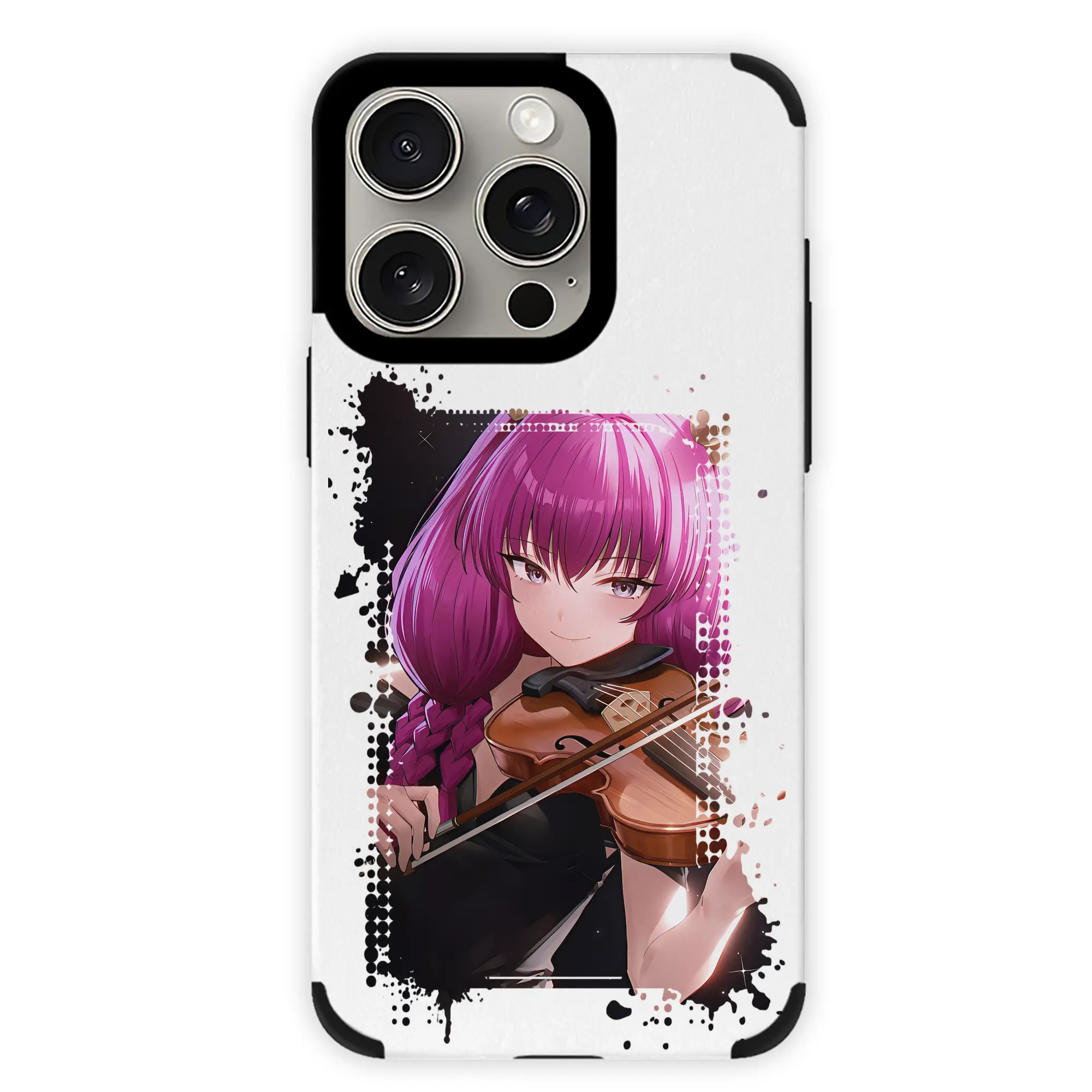 葬送のフリーレン（Frieren） グッズ,アウラ（Aura） - IPhone15ProMax対応 ・ PUレザースマホケース ・ 耐衝撃 ・ 黄変防止 ・ 360度全面保護 ・ 柔らか手触り ・ 3D立体ボタン