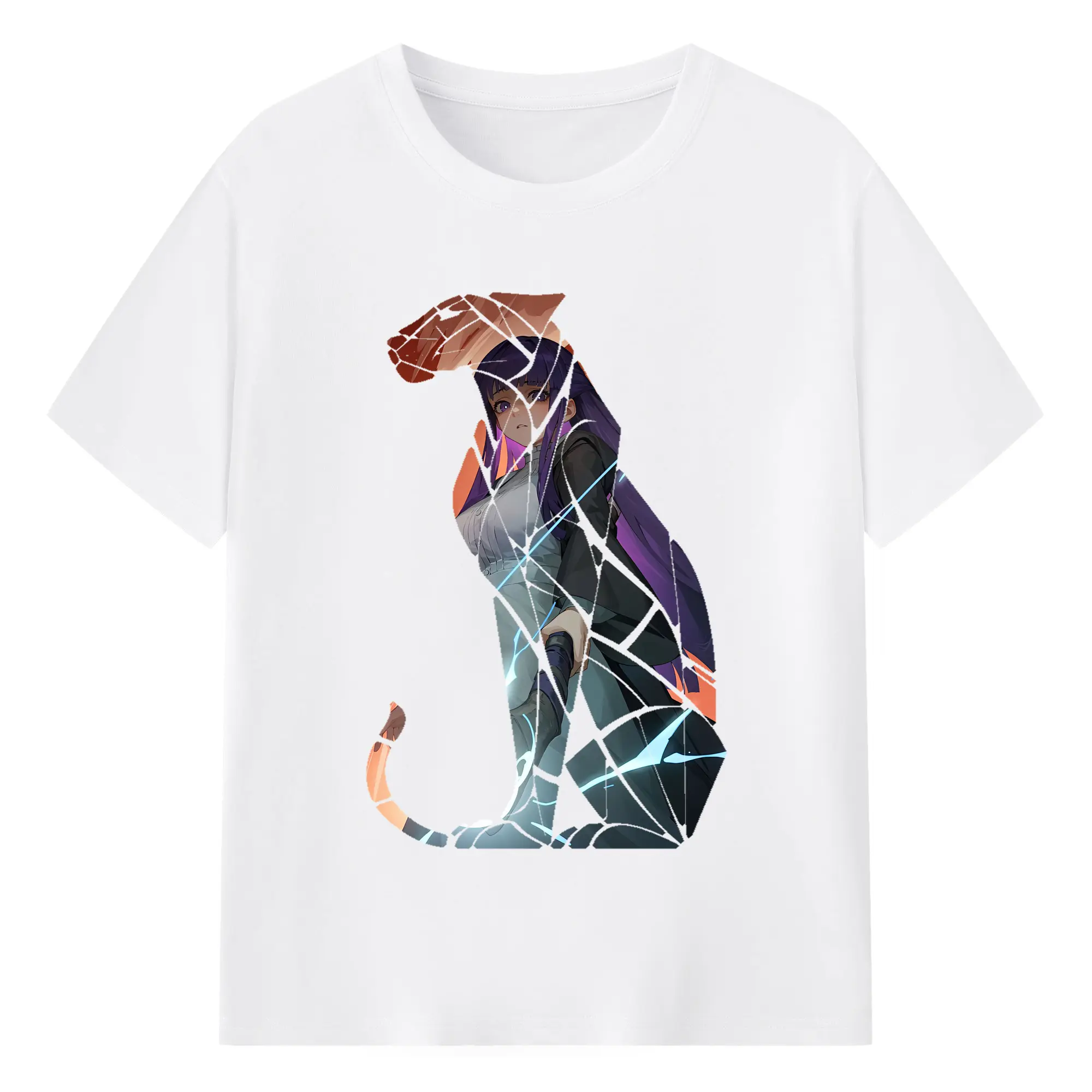 葬送のフリーレン（Frieren） グッズ,フェルン（Fern） - 綿100％ 半袖Tシャツ ・ フロントプリント ・ 快適 通気性 ・ 日常使い 散歩 スポーツ用