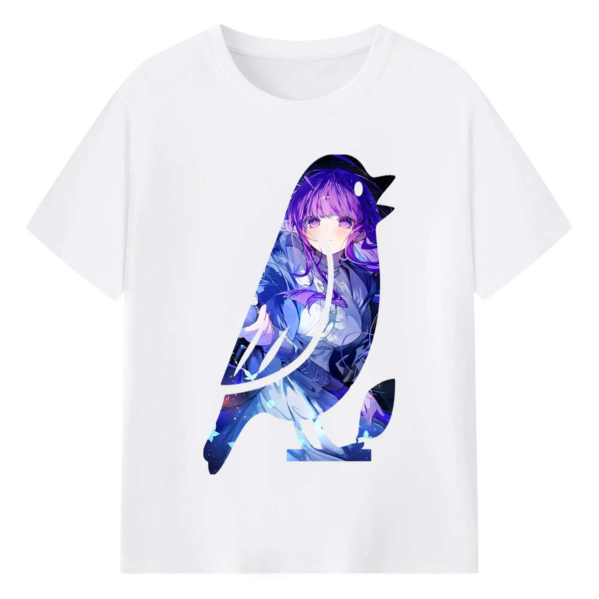 葬送のフリーレン（Frieren） グッズ,フェルン（Fern） - 綿100％ 半袖Tシャツ ・ フロントプリント ・ 快適 通気性 ・ 日常使い 散歩 スポーツ用