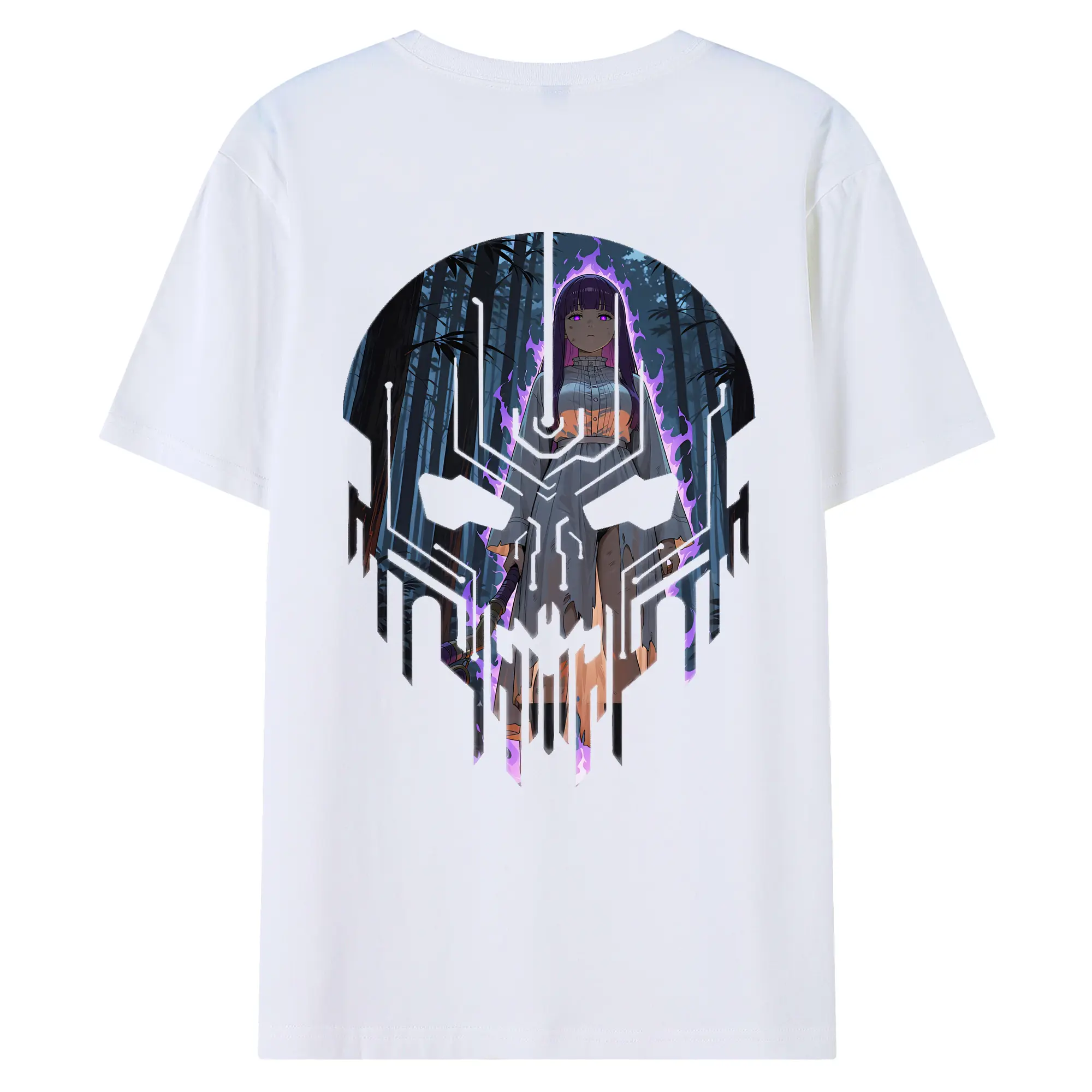 葬送のフリーレン（Frieren） グッズ,フェルン（Fern） - 綿100％ 半袖Tシャツ ・ バックプリント ・ 快適 通気性 ・ 日常使い 散歩 スポーツ用