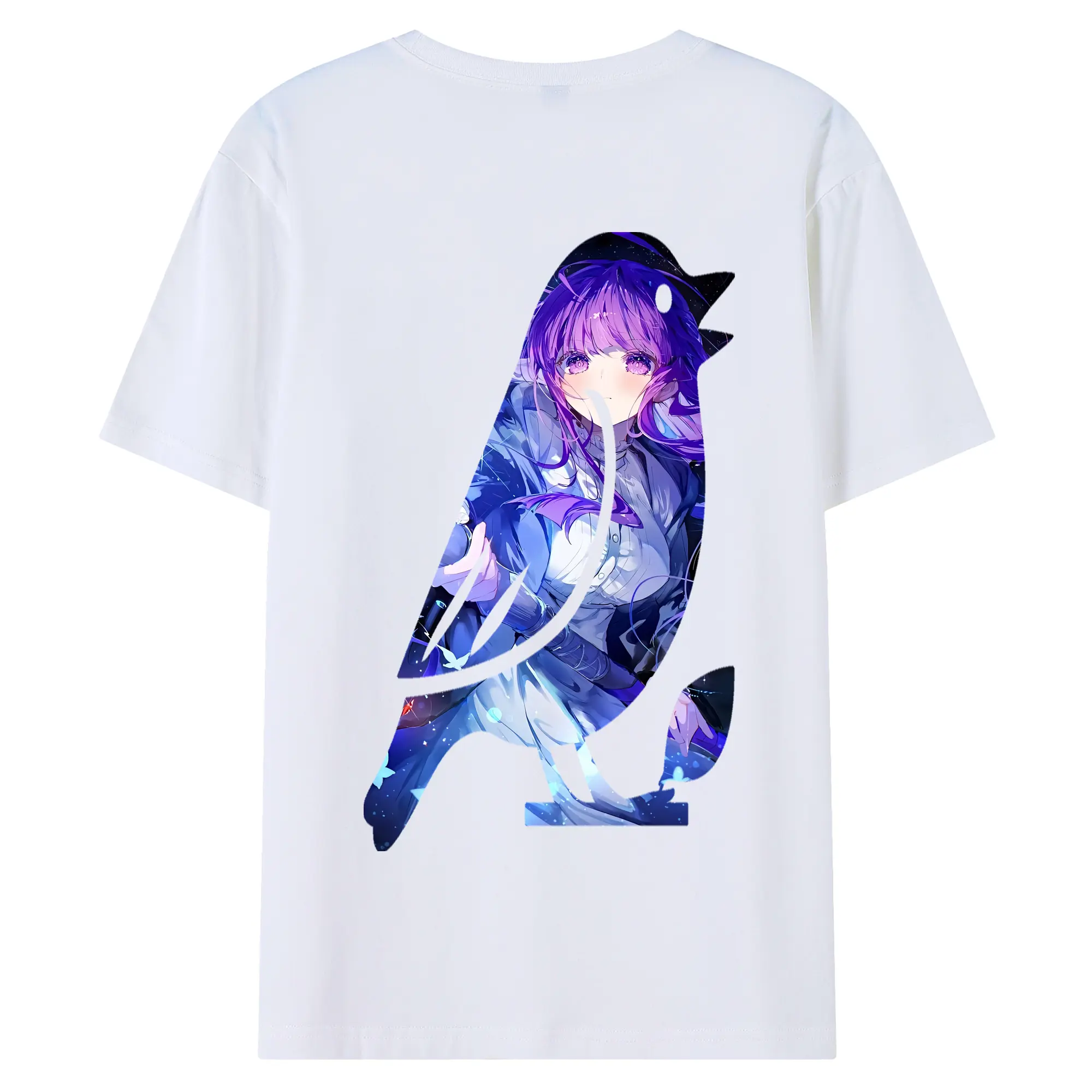 葬送のフリーレン（Frieren） グッズ,フェルン（Fern） - 綿100％ 半袖Tシャツ ・ バックプリント ・ 快適 通気性 ・ 日常使い 散歩 スポーツ用