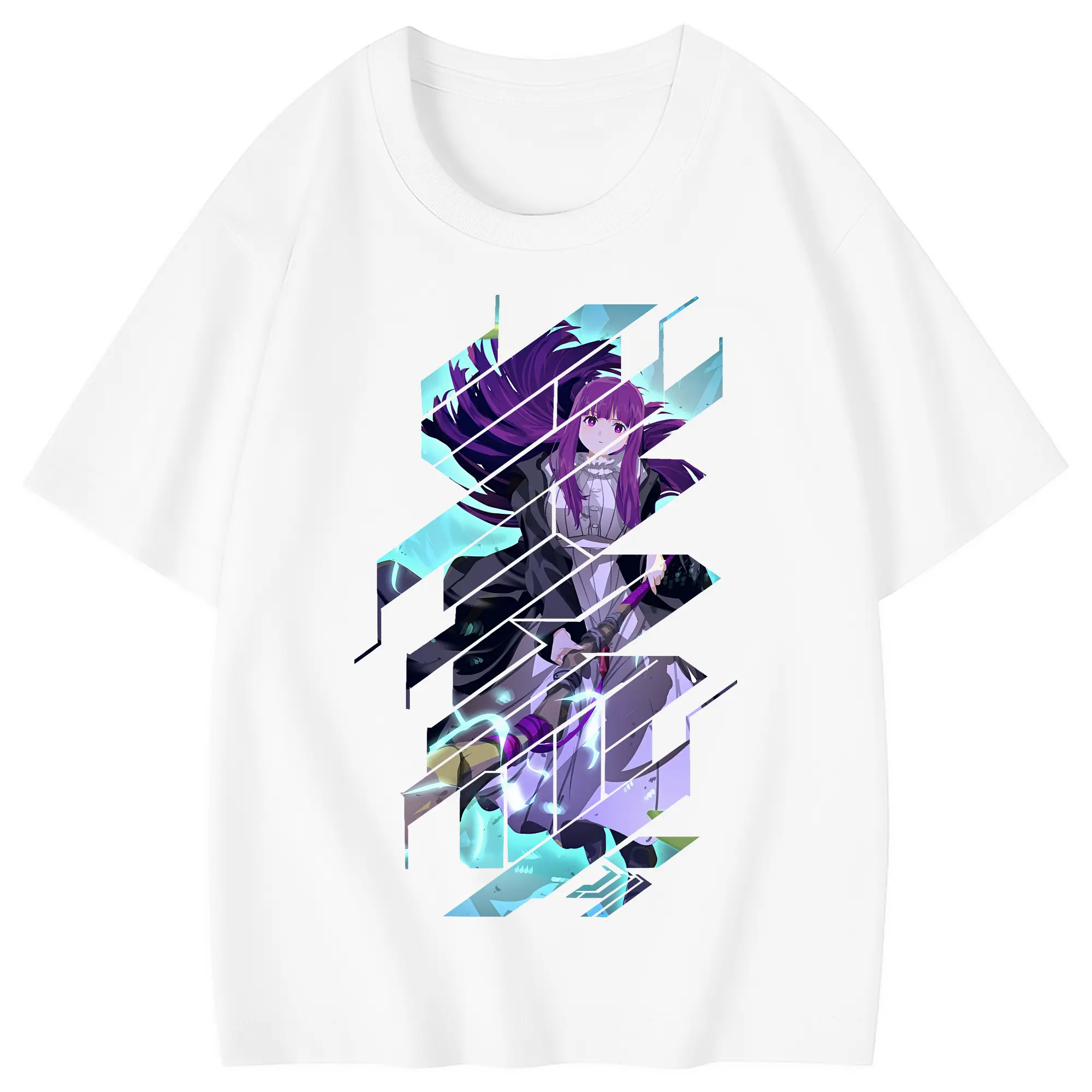 葬送のフリーレン（Frieren） グッズ,フェルン（Fern） - 綿100％ キッズTシャツ ・ フロントプリント ・ 快適 通気性 ・ スポーツ カジュアル 散歩用