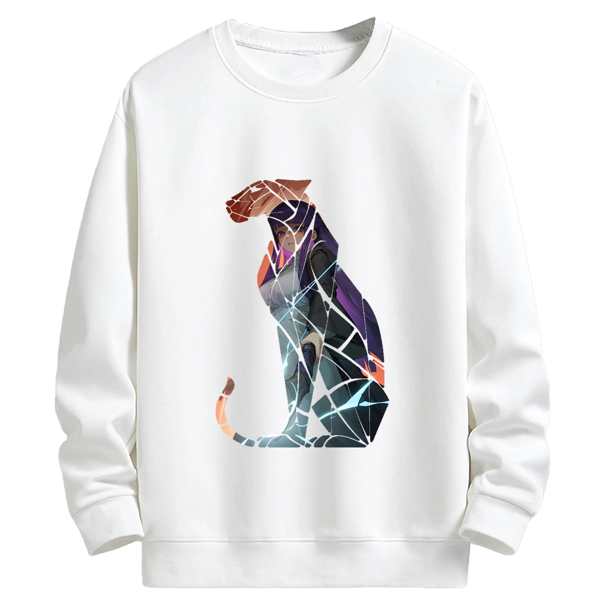 葬送のフリーレン（Frieren） グッズ,フェルン（Fern） - キッズ クルーネックスウェットシャツ ・ フロントプリント ・ 綿80％ ポリエステル20％ ・ 快適 通学 スポーツ 日常使い お散歩用