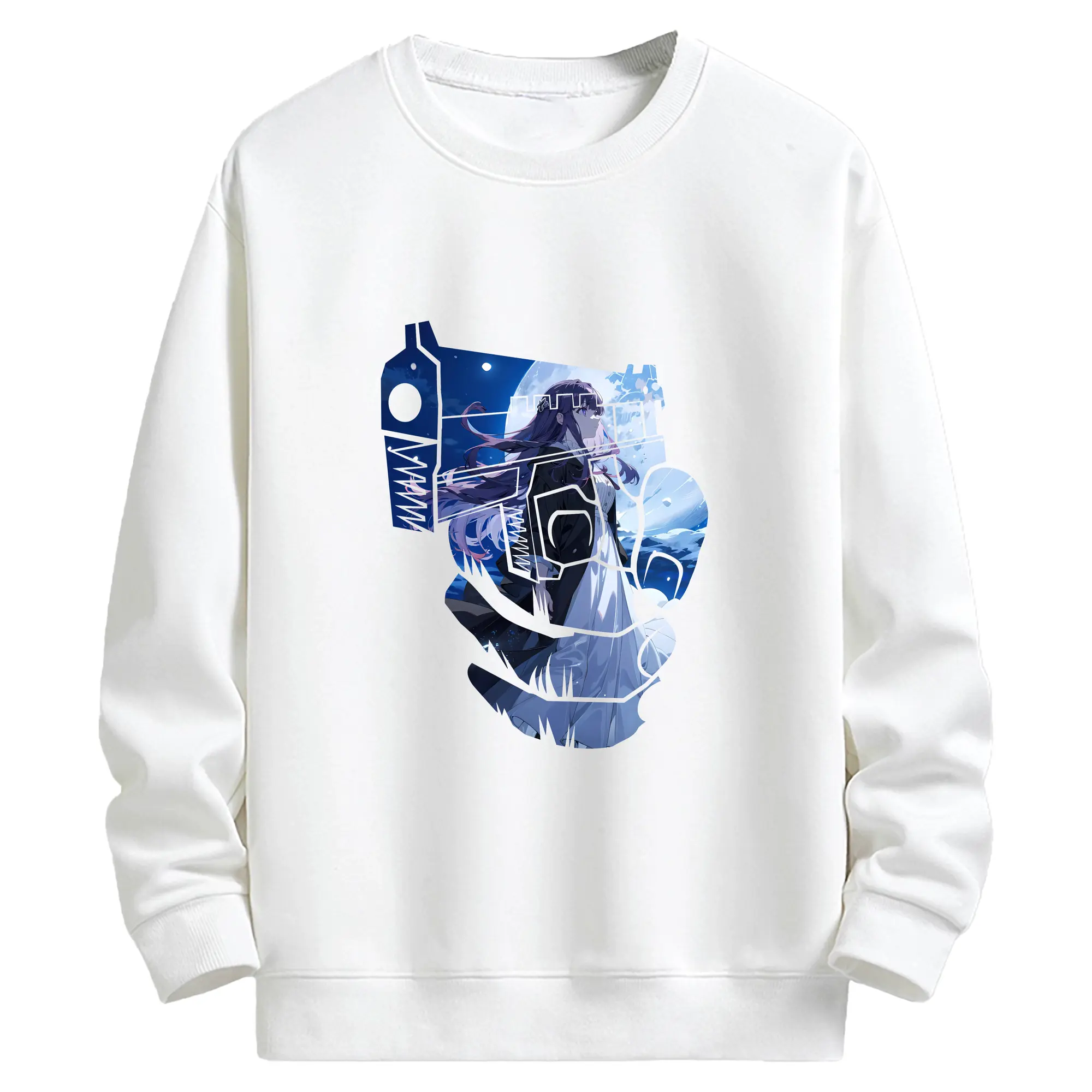 葬送のフリーレン（Frieren） グッズ,フェルン（Fern） - キッズ クルーネックスウェットシャツ ・ フロントプリント ・ 綿80％ ポリエステル20％ ・ 快適 通学 スポーツ 日常使い お散歩用