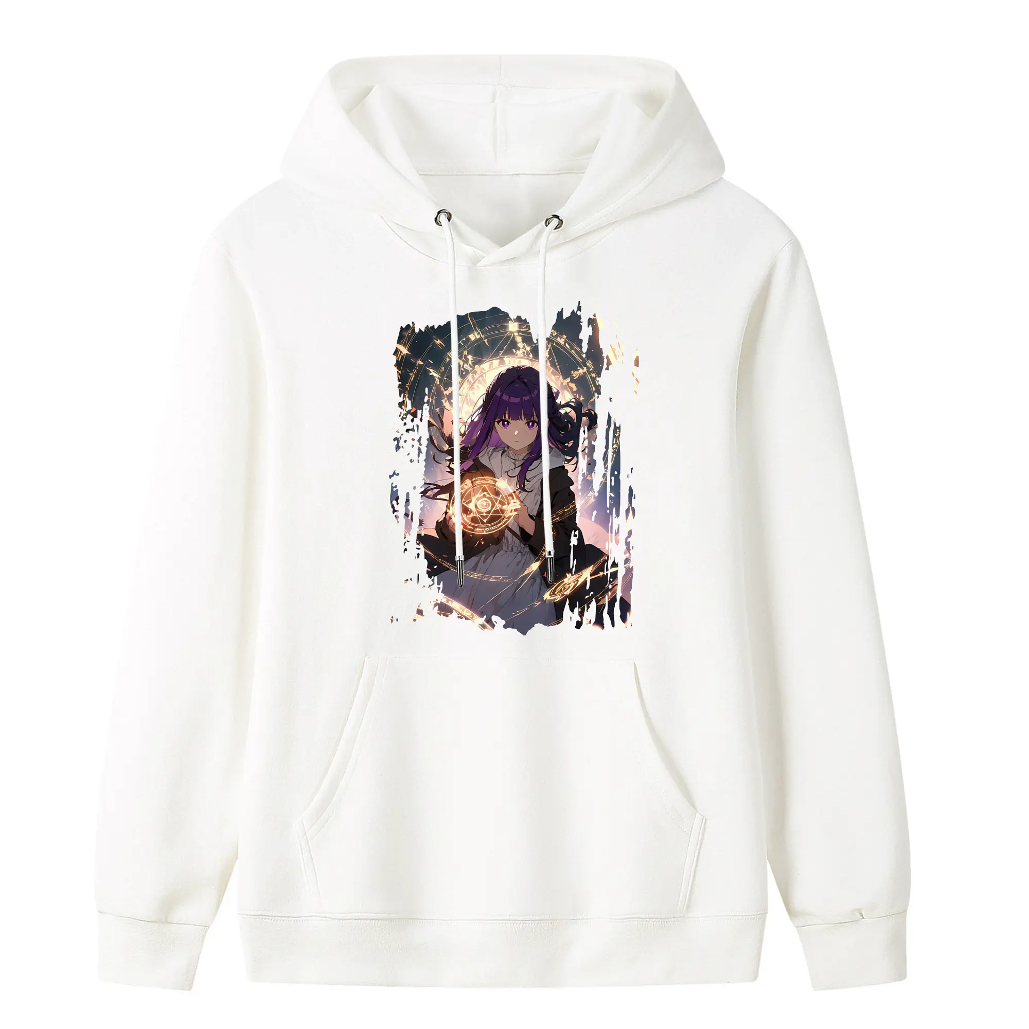 葬送のフリーレン（Frieren） グッズ,フェルン（Fern） - キッズ フード付きパーカー ・ フロントプリント ・ ポリエステル100％ ・ 快適 通学 スポーツ 日常使い お散歩用