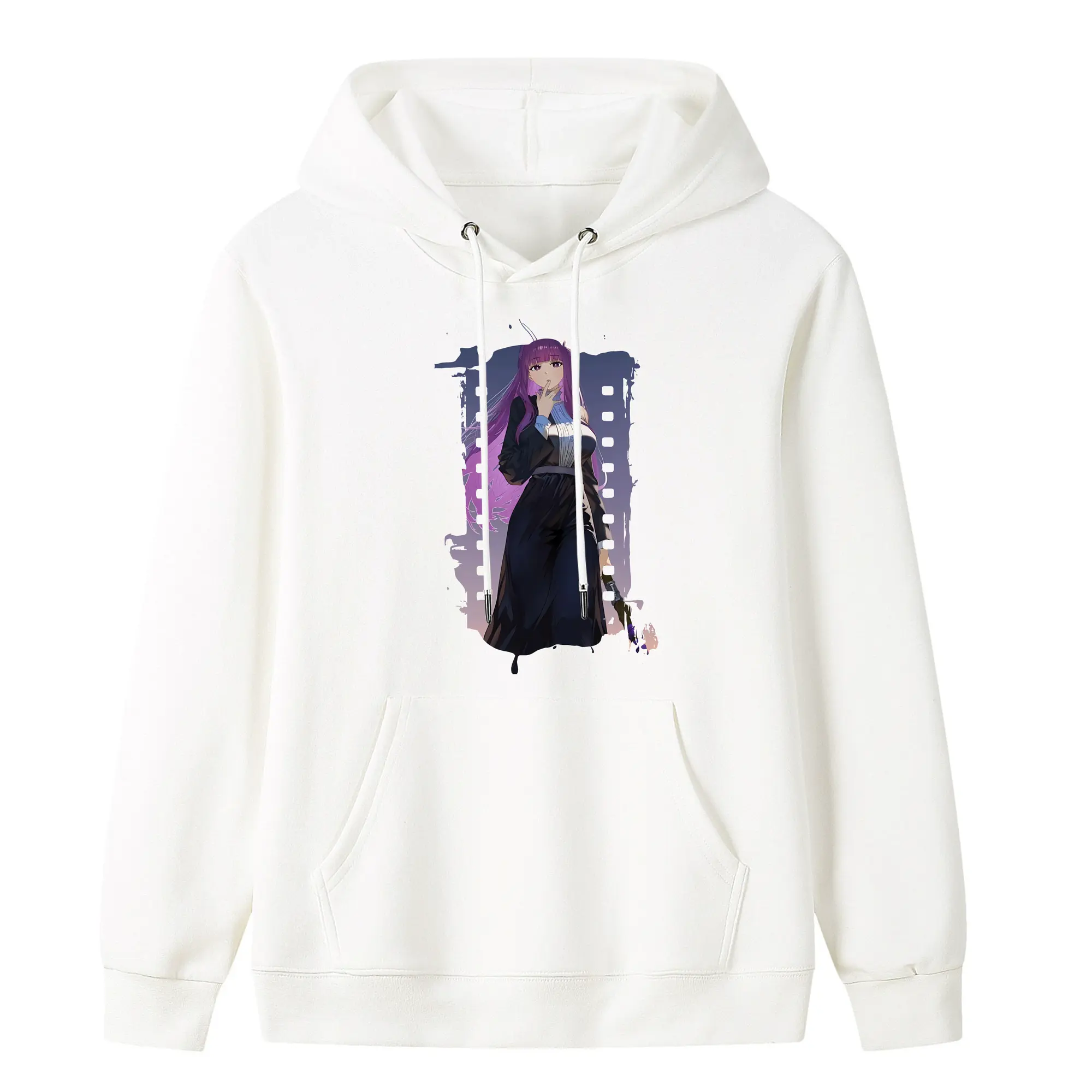 葬送のフリーレン（Frieren） グッズ,フェルン（Fern） - キッズ フード付きパーカー ・ フロントプリント ・ ポリエステル100％ ・ 快適 通学 スポーツ 日常使い お散歩用