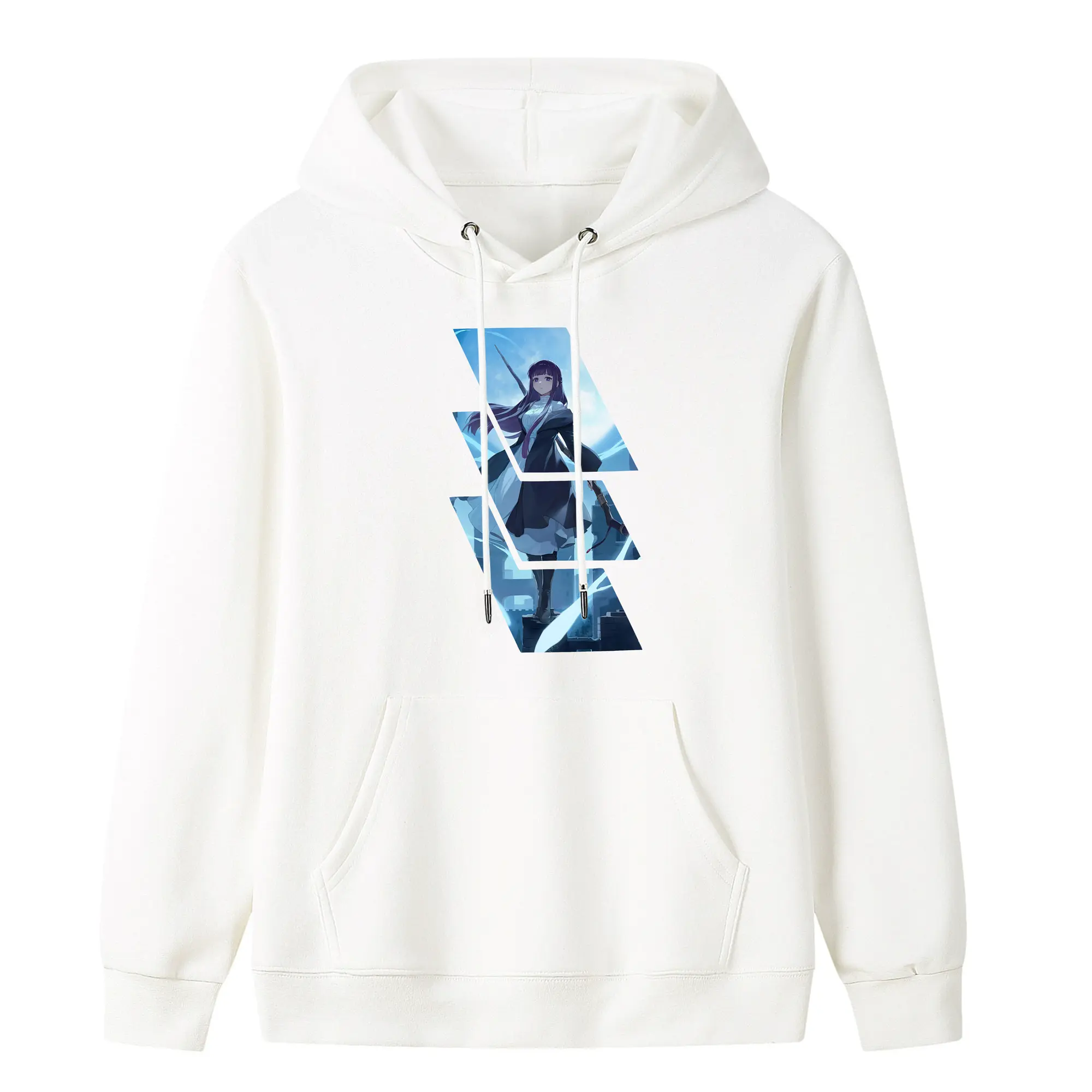 葬送のフリーレン（Frieren） グッズ,フェルン（Fern） - キッズ フード付きパーカー ・ フロントプリント ・ ポリエステル100％ ・ 快適 通学 スポーツ 日常使い お散歩用