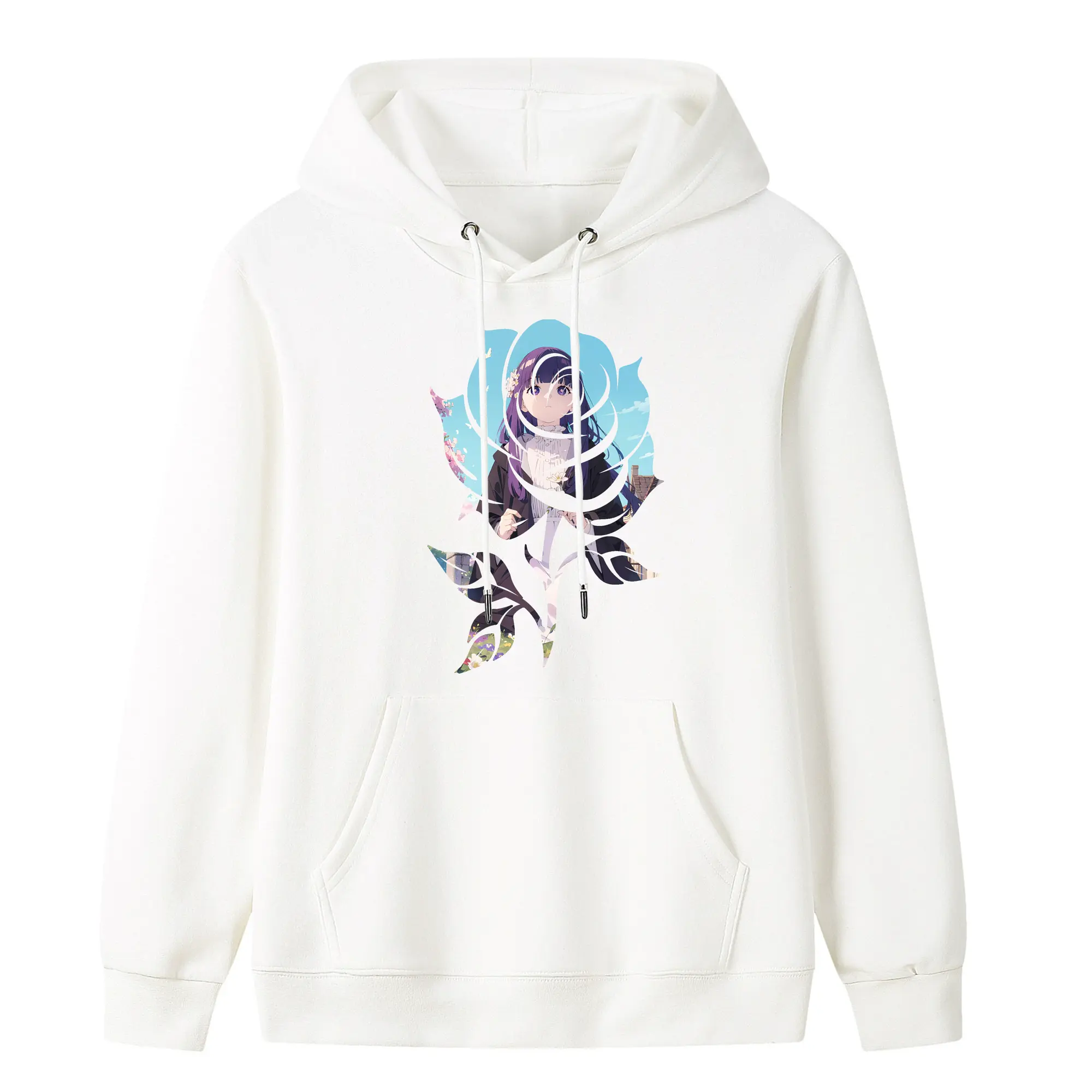 葬送のフリーレン（Frieren） グッズ,フェルン（Fern） - キッズ フード付きパーカー ・ フロントプリント ・ ポリエステル100％ ・ 快適 通学 スポーツ 日常使い お散歩用