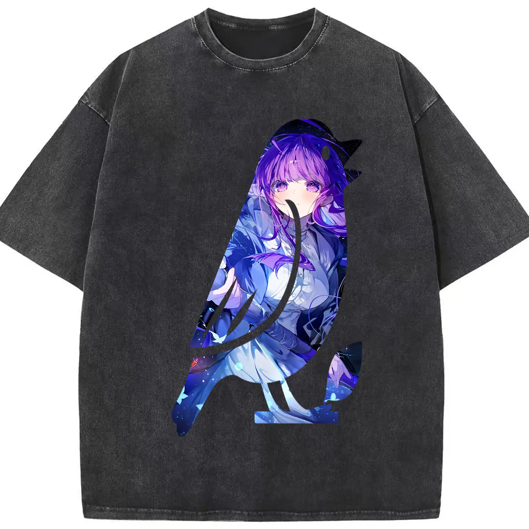 葬送のフリーレン（Frieren） グッズ,フェルン（Fern） - 綿100％ ヴィンテージ風 半袖Tシャツ ・ フロントプリント ・ 柔らか肌触り ・ 通気性 快適 ・ スポーツ カジュアル 外出用