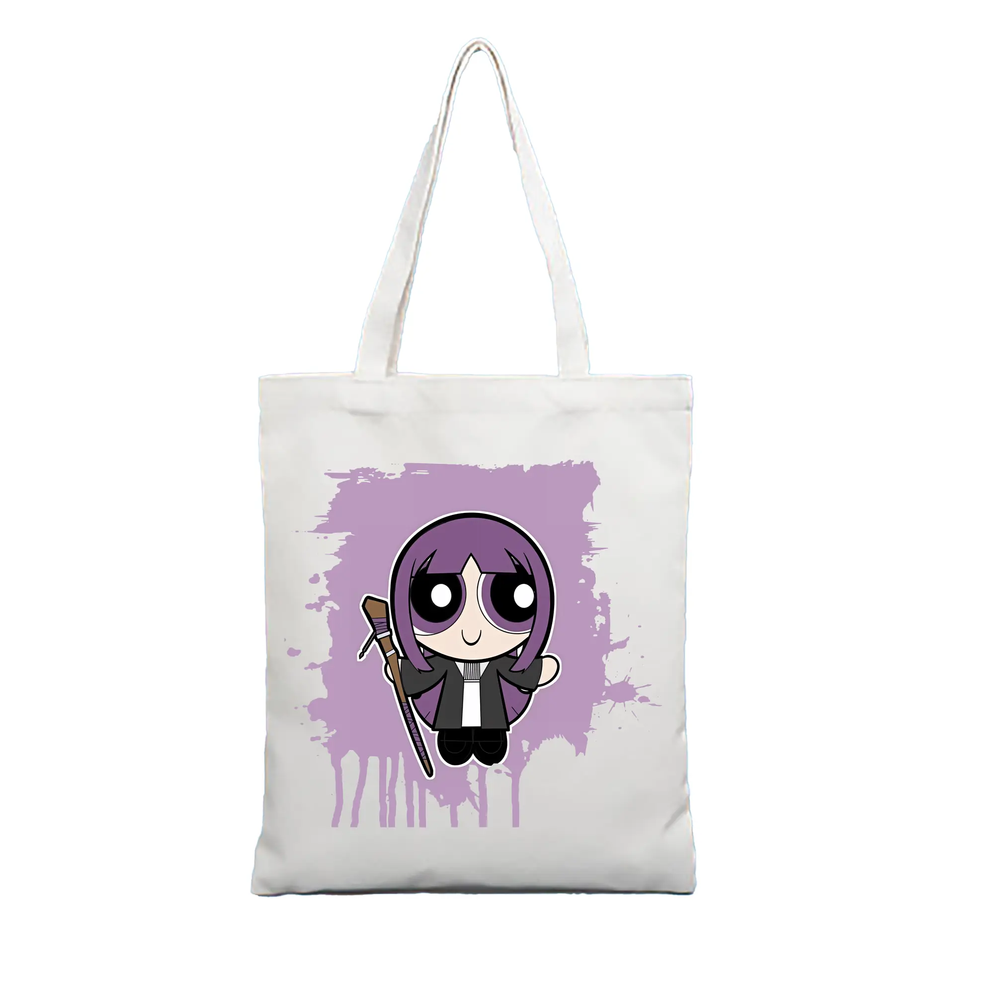 葬送のフリーレン（Frieren） グッズ,フェルン（Fern） - 縦型キャンバス手提げバッグ（トートバッグ） ・ キャンバス素材 ・ ショッピング用 ・ 軽量 丈夫 お手入れ簡単