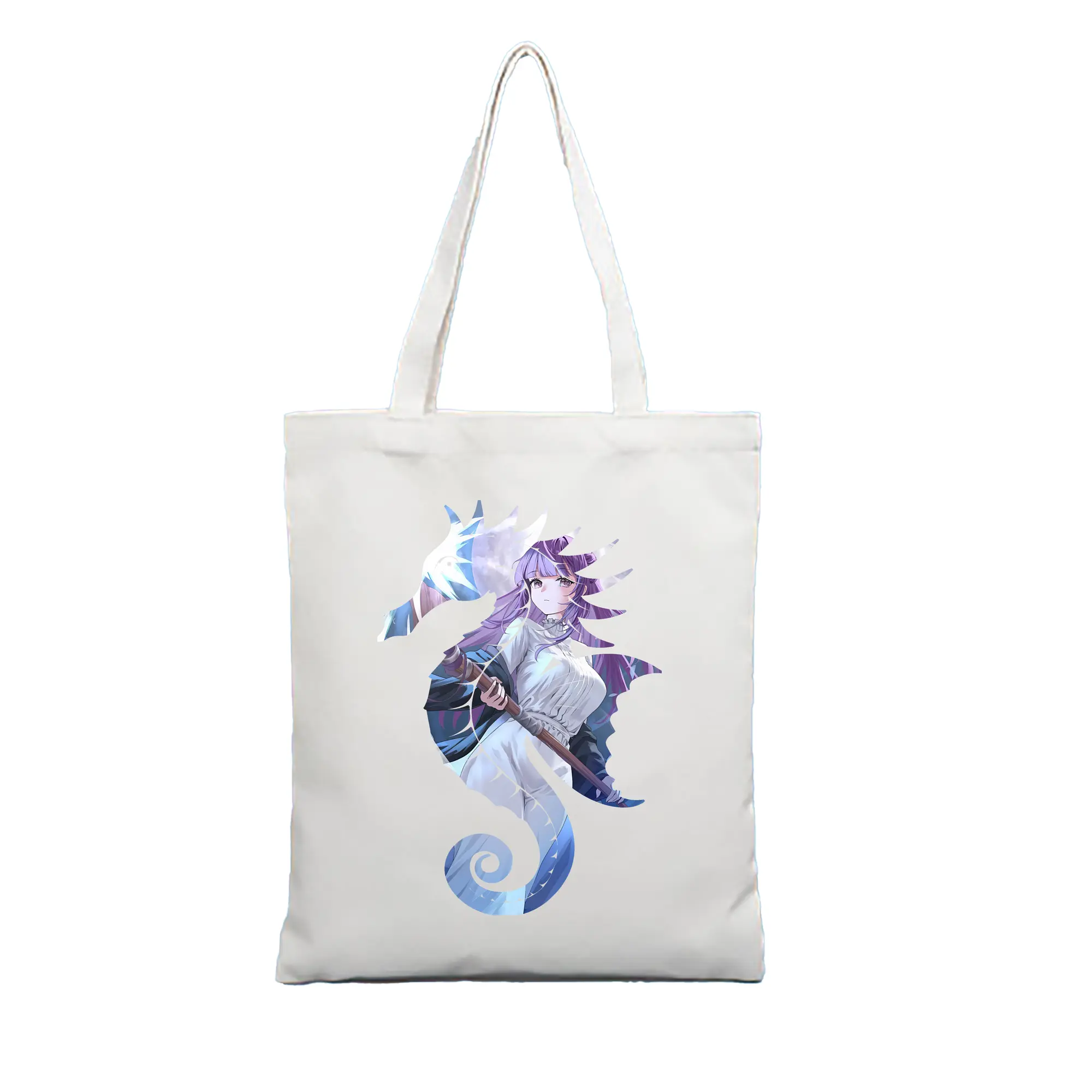 葬送のフリーレン（Frieren） グッズ,フェルン（Fern） - 縦型キャンバス手提げバッグ（トートバッグ） ・ キャンバス素材 ・ ショッピング用 ・ 軽量 丈夫 お手入れ簡単