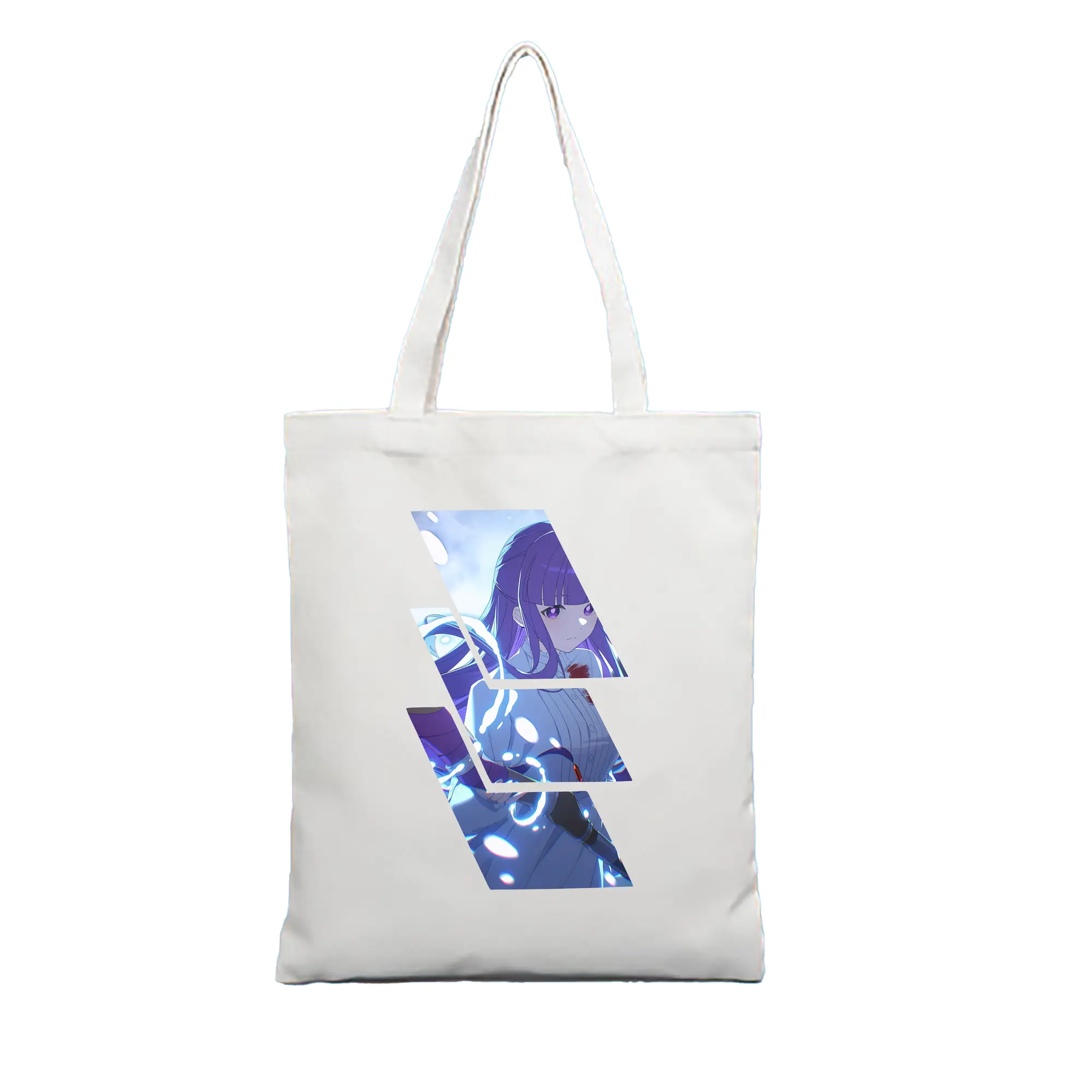葬送のフリーレン（Frieren） グッズ,フェルン（Fern） - 縦型キャンバス手提げバッグ（トートバッグ） ・ キャンバス素材 ・ ショッピング用 ・ 軽量 丈夫 お手入れ簡単