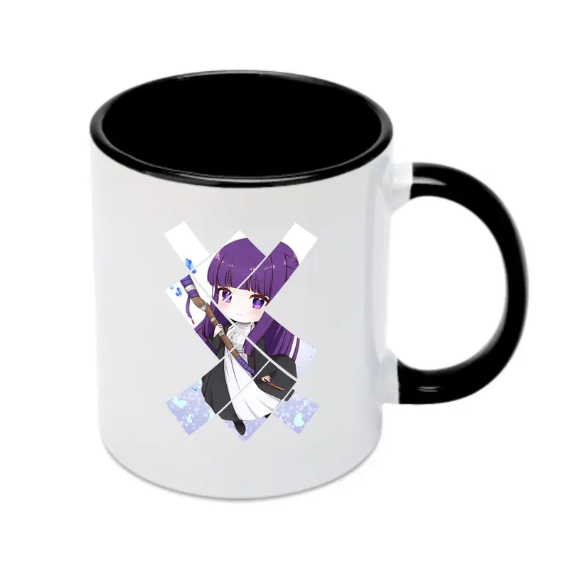 葬送のフリーレン（Frieren） グッズ,フェルン（Fern） - カラフルマグカップ ・ 陶器 ・ 熱転写プリント ・ 鮮やかデザイン ・ 耐久性 高品質 ・ コーヒー お茶 ギフト用