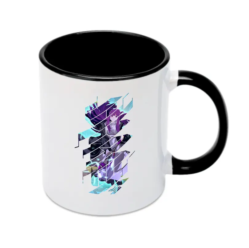 葬送のフリーレン（Frieren） グッズ,フェルン（Fern） - カラフルマグカップ ・ 陶器 ・ 熱転写プリント ・ 鮮やかデザイン ・ 耐久性 高品質 ・ コーヒー お茶 ギフト用